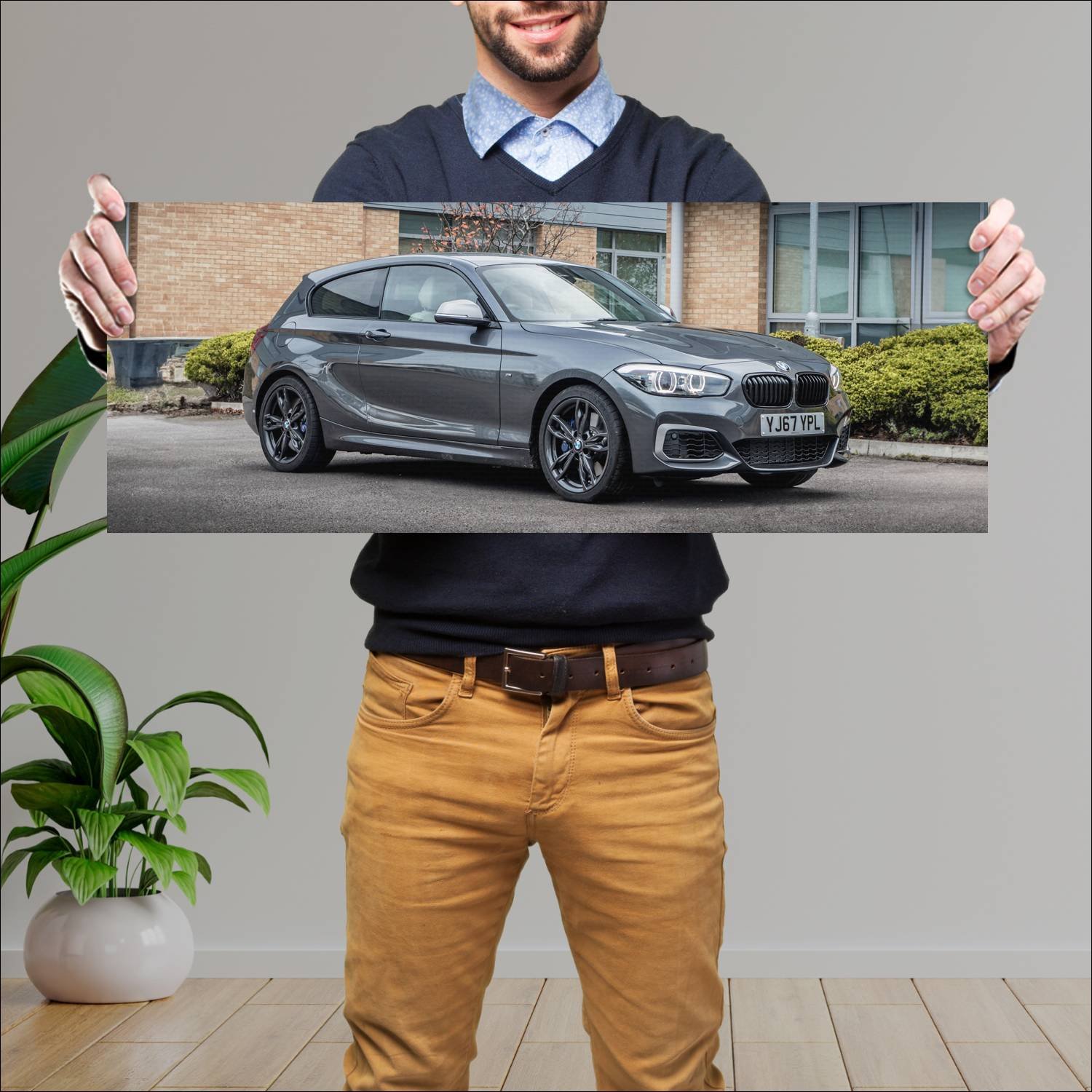 Cuadro grande 30x80cm 2016 bmw m140i 3 door uk 839 410 Bmw