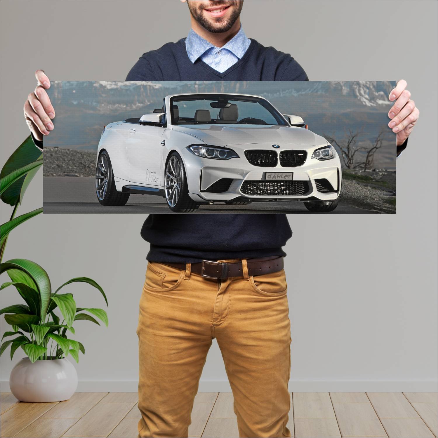 Cuadro grande 30x80cm 2016 bmw m2 convertible by d 413 Bmw