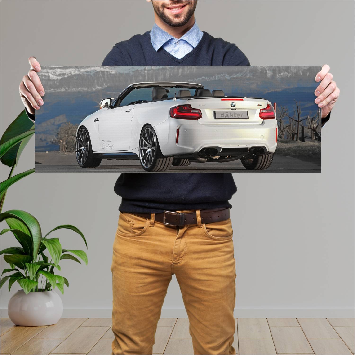 Cuadro grande 30x80cm 2016 bmw m2 convertible by d 414 Bmw
