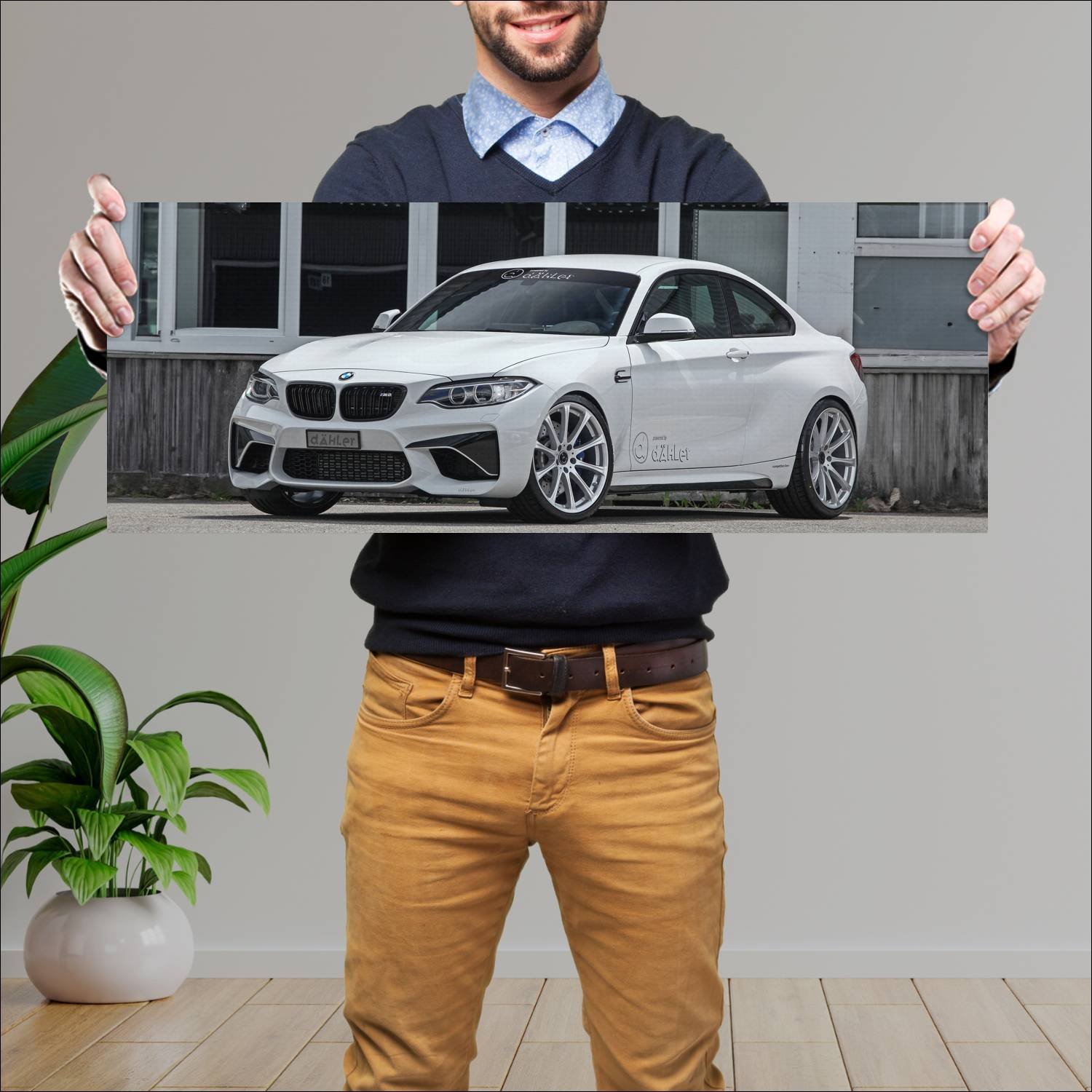 Cuadro grande 30x80cm 2016 bmw m2 coupe by dahler 415 Bmw