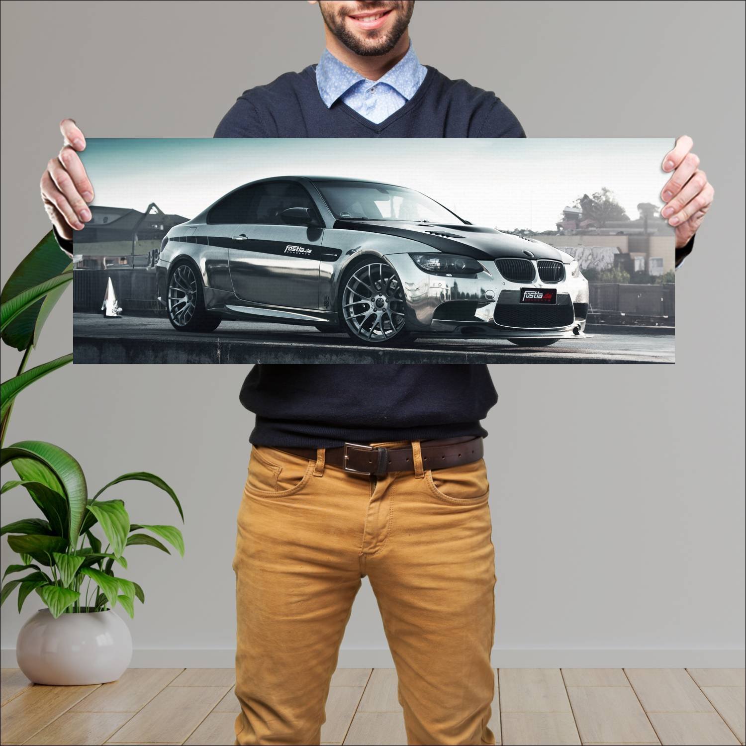 Cuadro grande 30x80cm 2016 bmw m3 coupe by fostla 431 Bmw