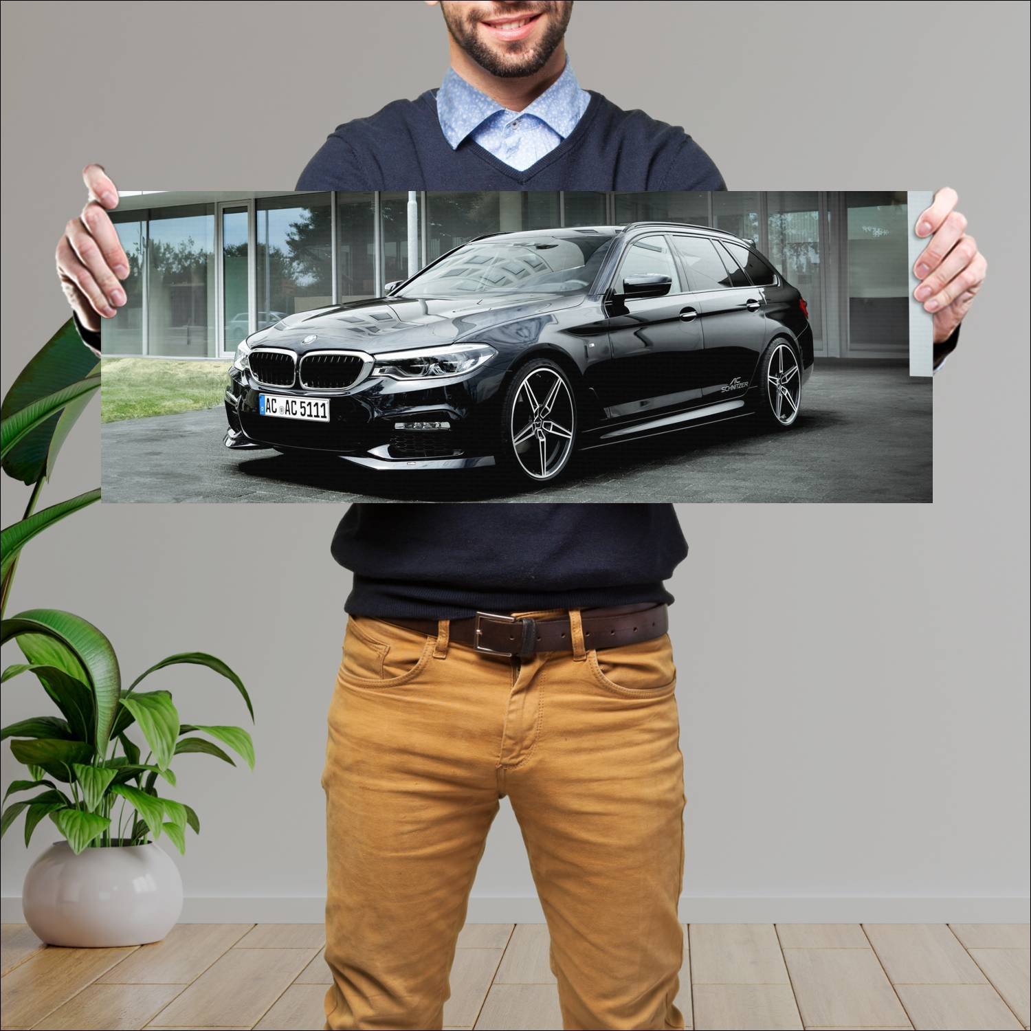 Cuadro grande 30x80cm 2017 ac schnitzer acs5 touri 471 Bmw