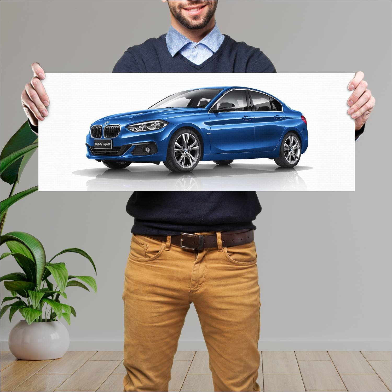 Cuadro grande 30x80cm 2017 bmw 1 series sedan cn 6 479 Bmw