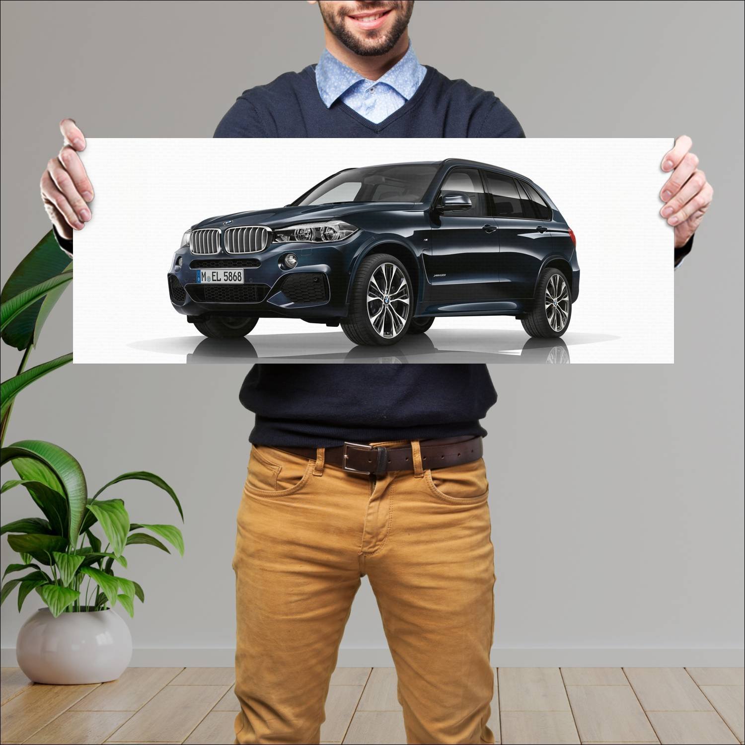 Cuadro grande 30x80cm 2017 bmw x5 special edition 596 Bmw