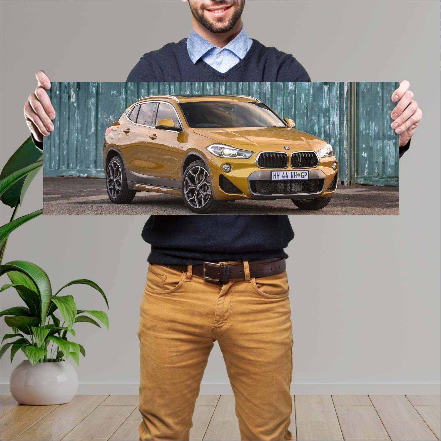 Cuadro grande 30x80cm 2018 bmw x2 m sport x za 768 680 Bmw