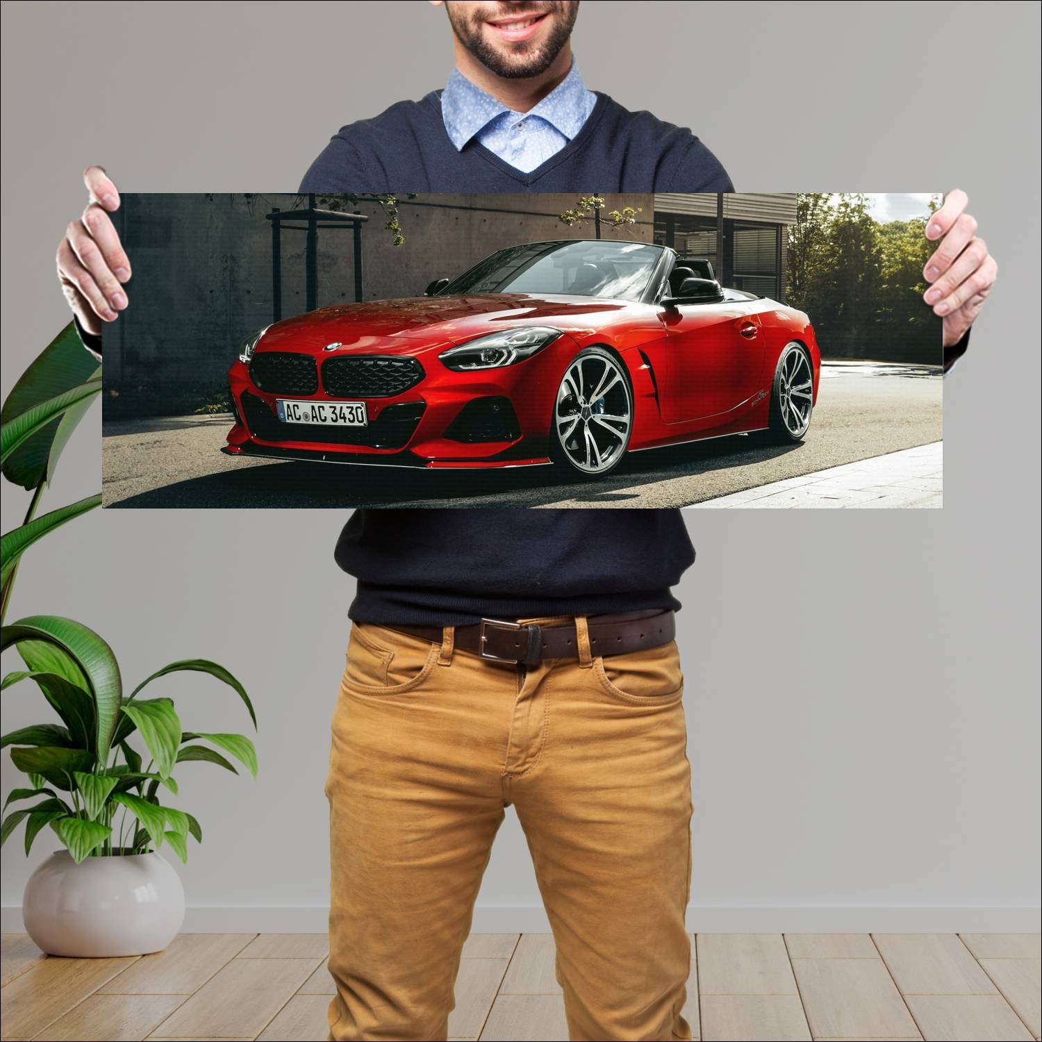 Cuadro grande 30x80cm 2019 ac schnitzer acs4 roads 705 Bmw