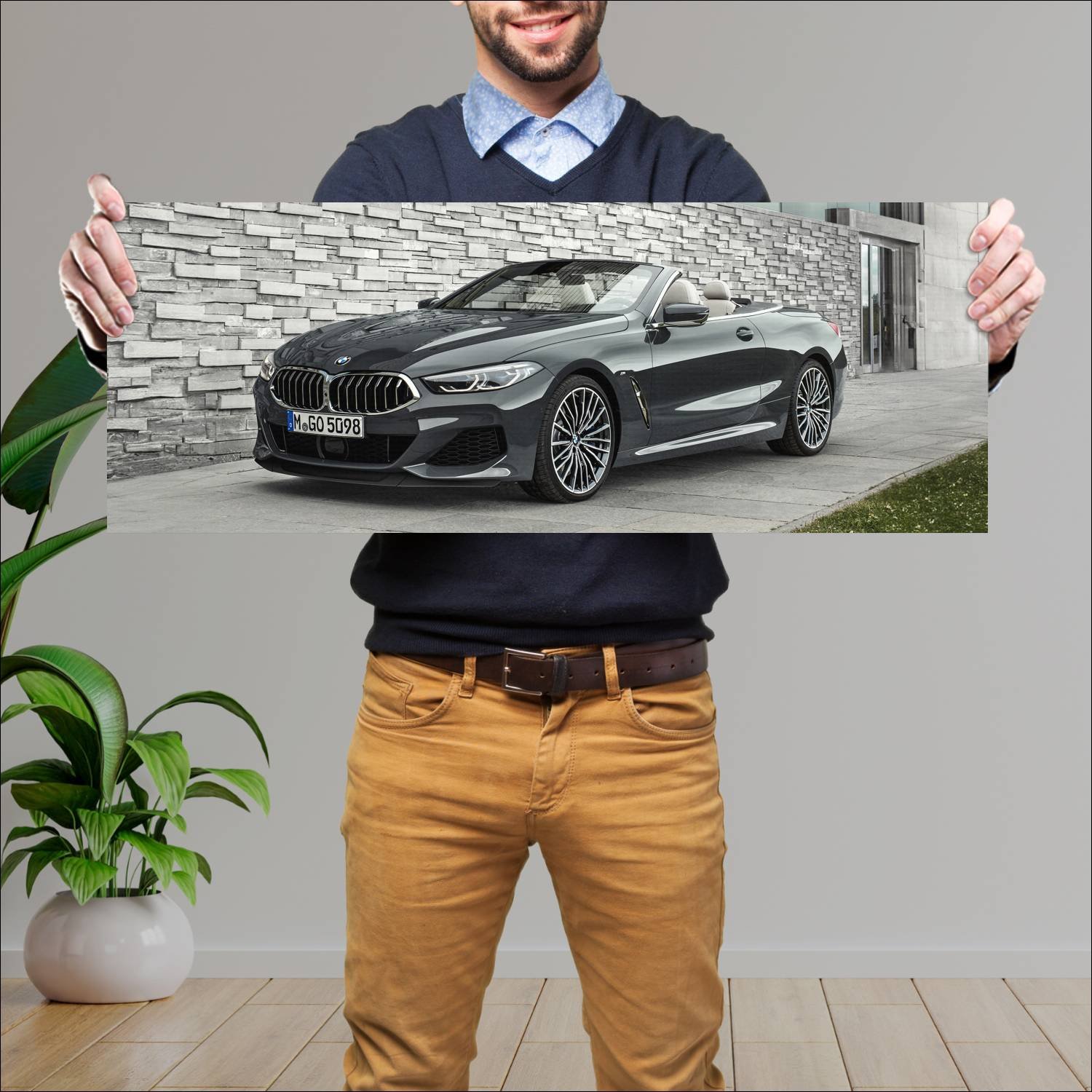 Cuadro grande 30x80cm 2019 bmw m850i convertible 8 793 Bmw