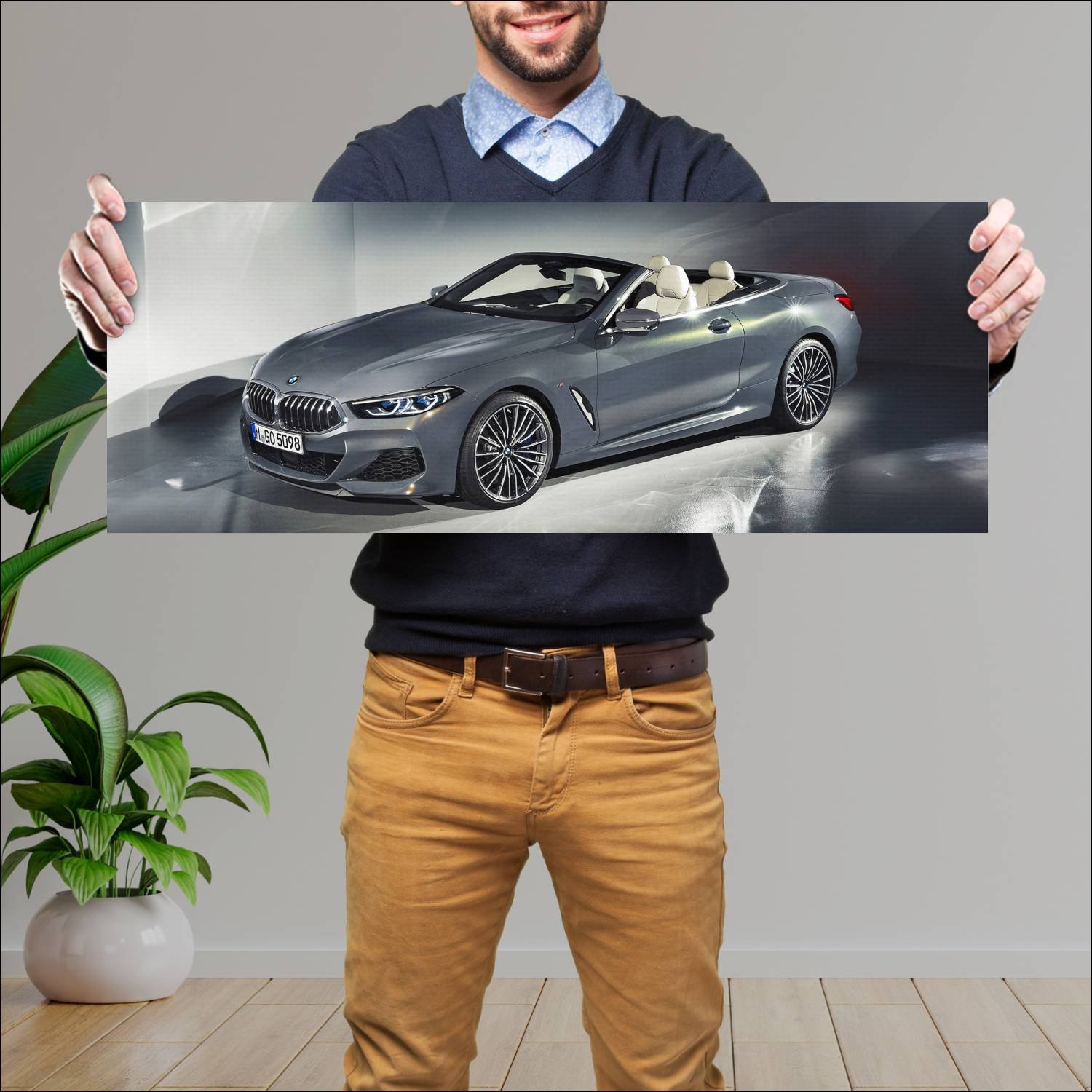 Cuadro grande 30x80cm 2019 bmw m850i convertible 8 794 Bmw