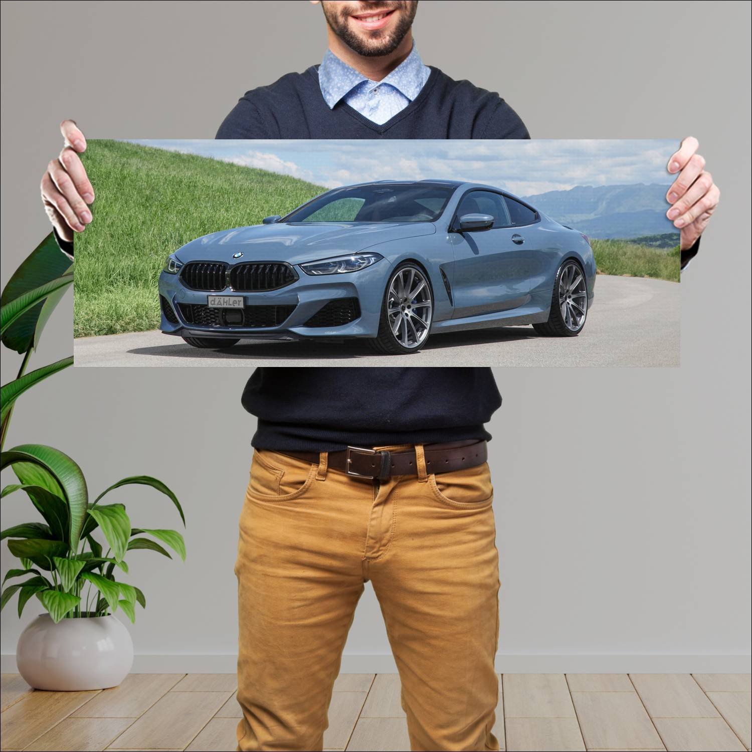 Cuadro grande 30x80cm 2019 bmw m850i coupe by dahl 799 Bmw