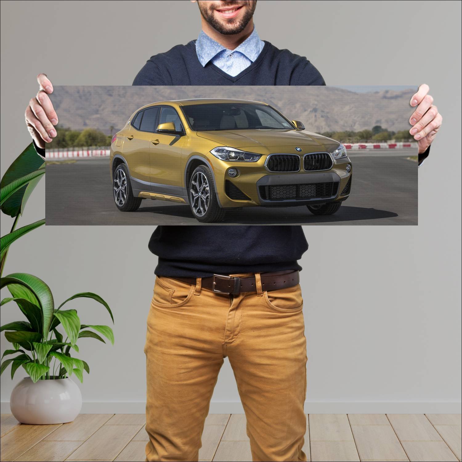 Cuadro grande 30x80cm 2019 bmw x2 m sport x us 763 814 Bmw
