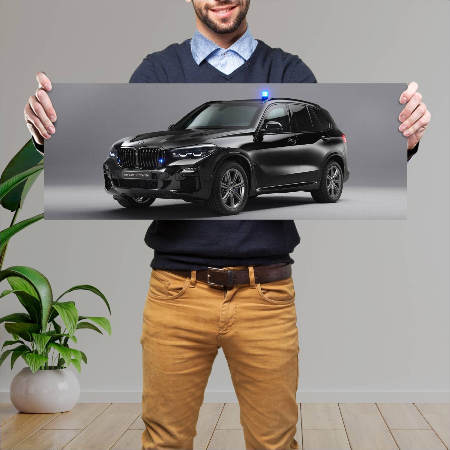 Cuadro grande 30x80cm 2019 bmw x5 protection vr6 9 827 Bmw