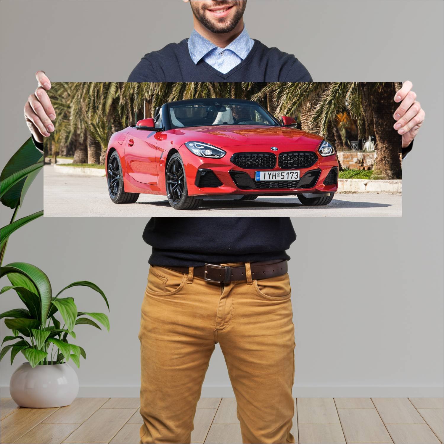 Cuadro grande 30x80cm 2019 bmw z4 m sport shadow l 848 Bmw