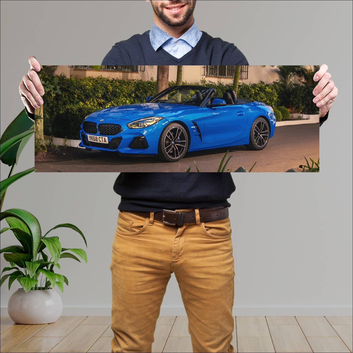 Cuadro grande 30x80cm 2019 bmw z4 m sport shadow l 849 Bmw