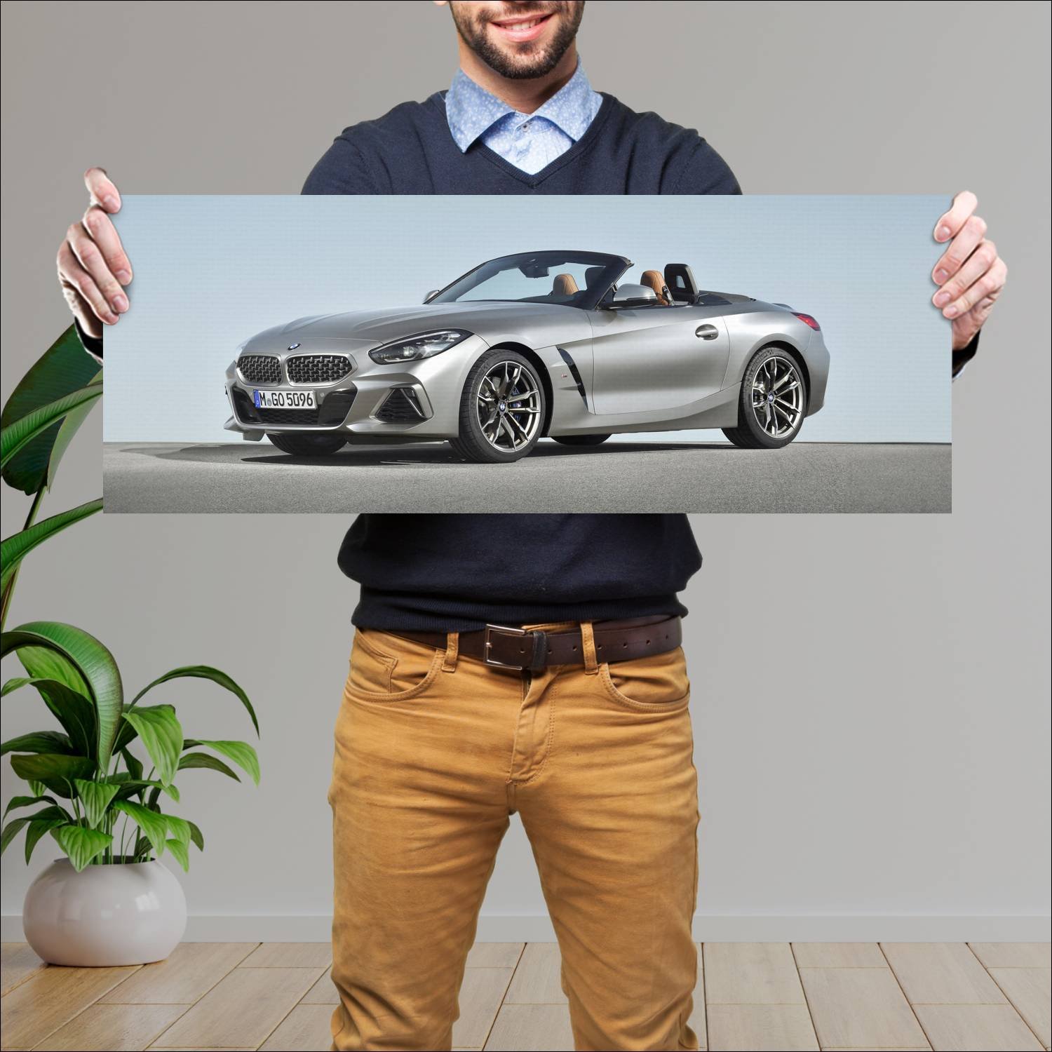 Cuadro grande 30x80cm 2019 bmw z4 m40i auto 850 Bmw