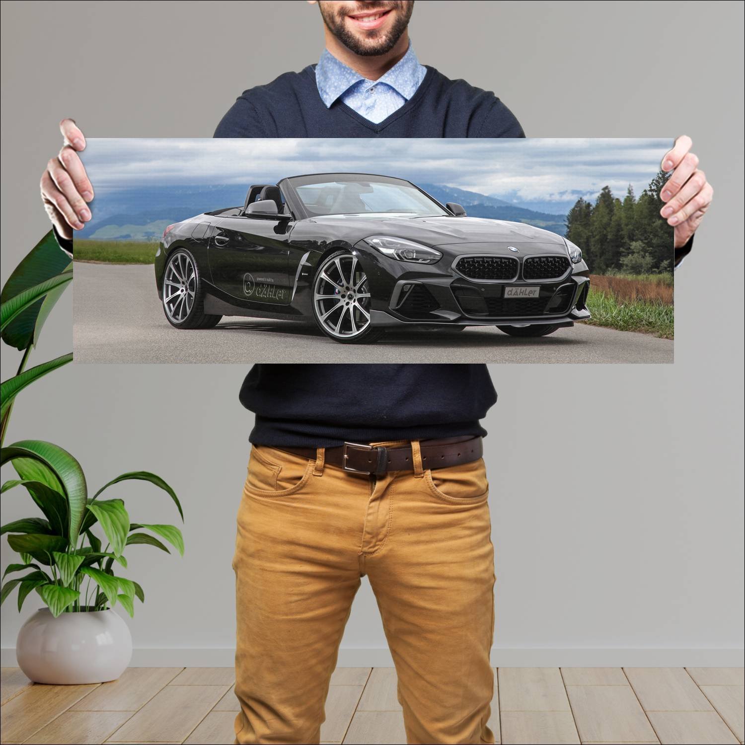 Cuadro grande 30x80cm 2019 bmw z4 m40i by dahler 1 851 Bmw