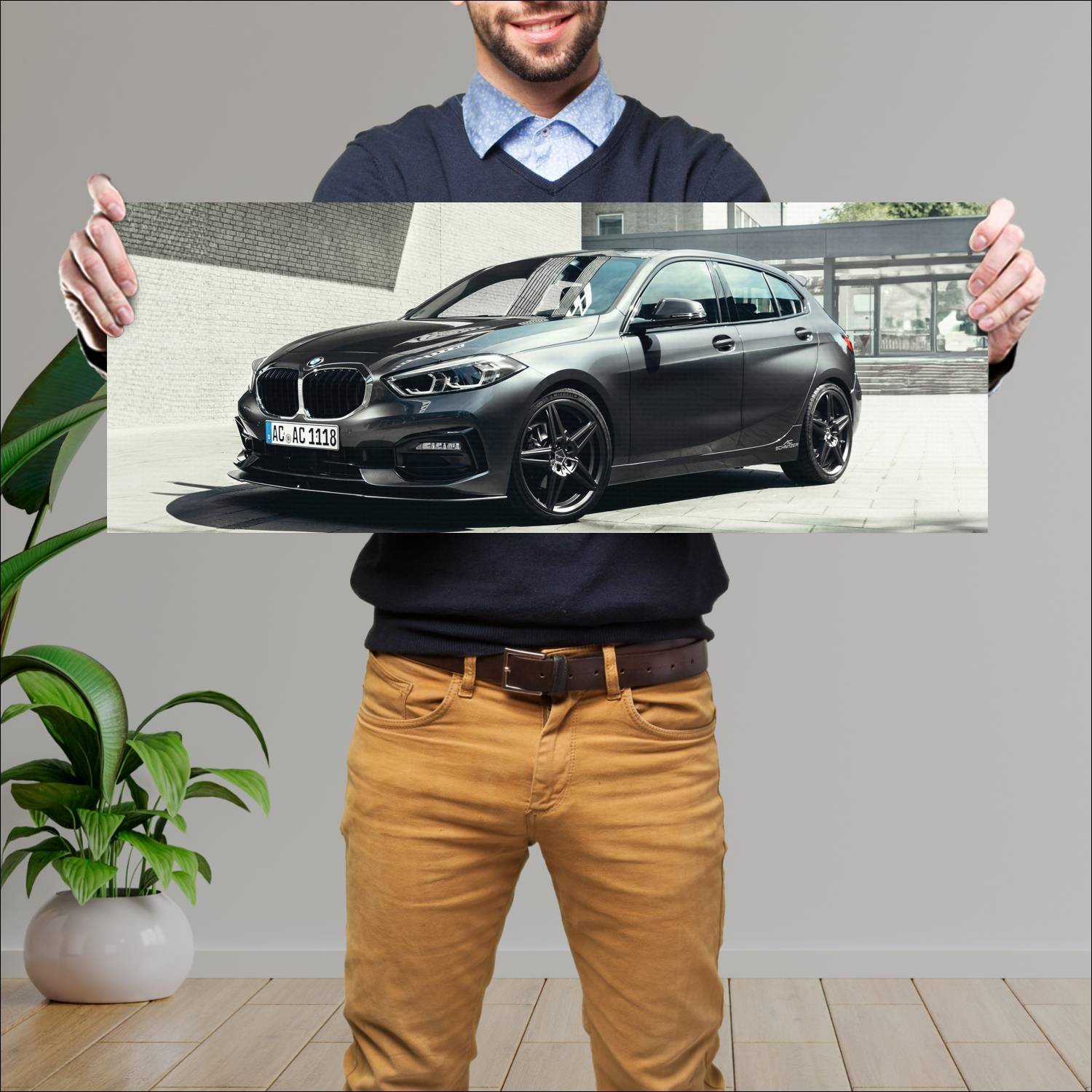 Cuadro grande 30x80cm 2020 bmw 1 series by ac schn 874 Bmw