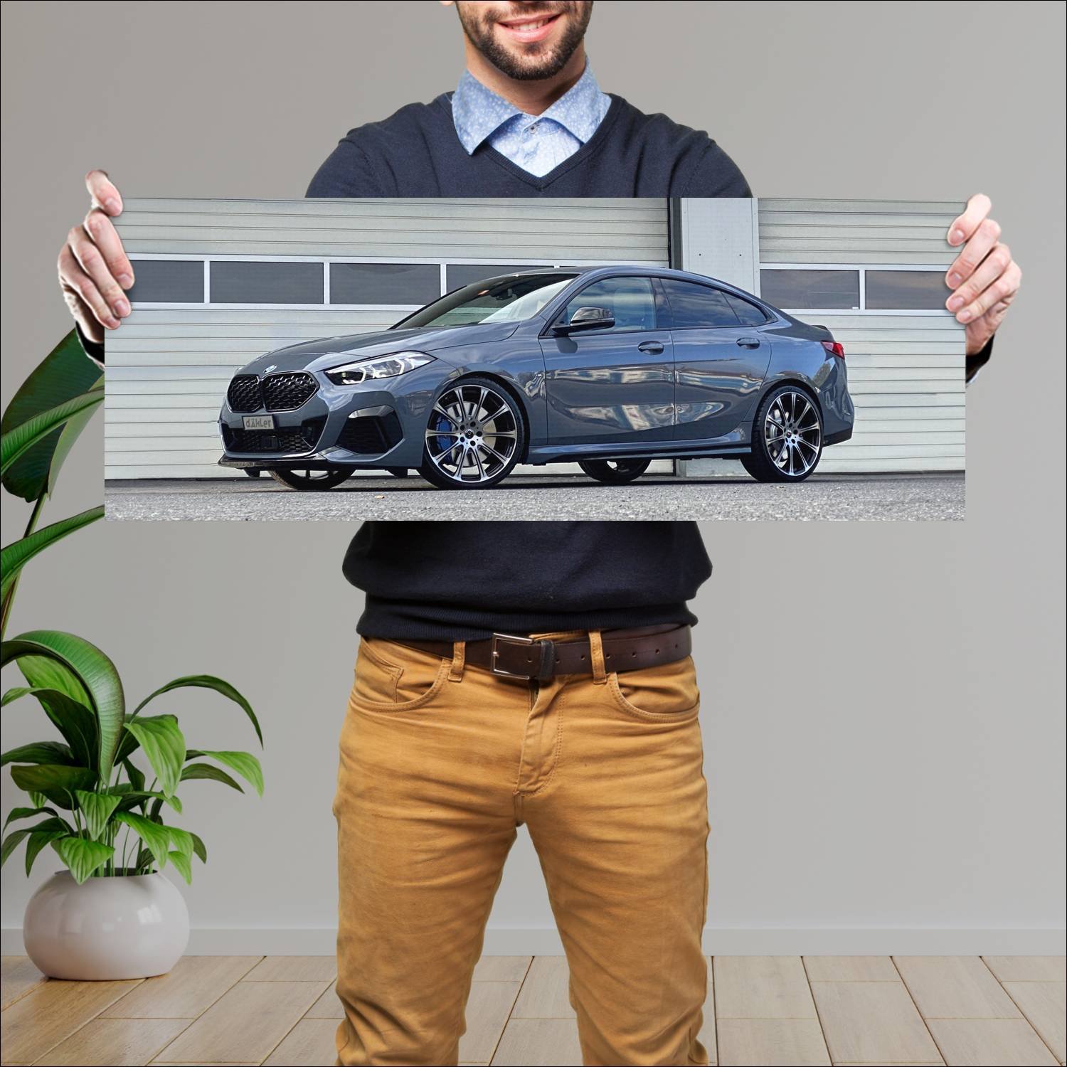 Cuadro grande 30x80cm 2020 bmw m235i gran coupe co 926 Bmw