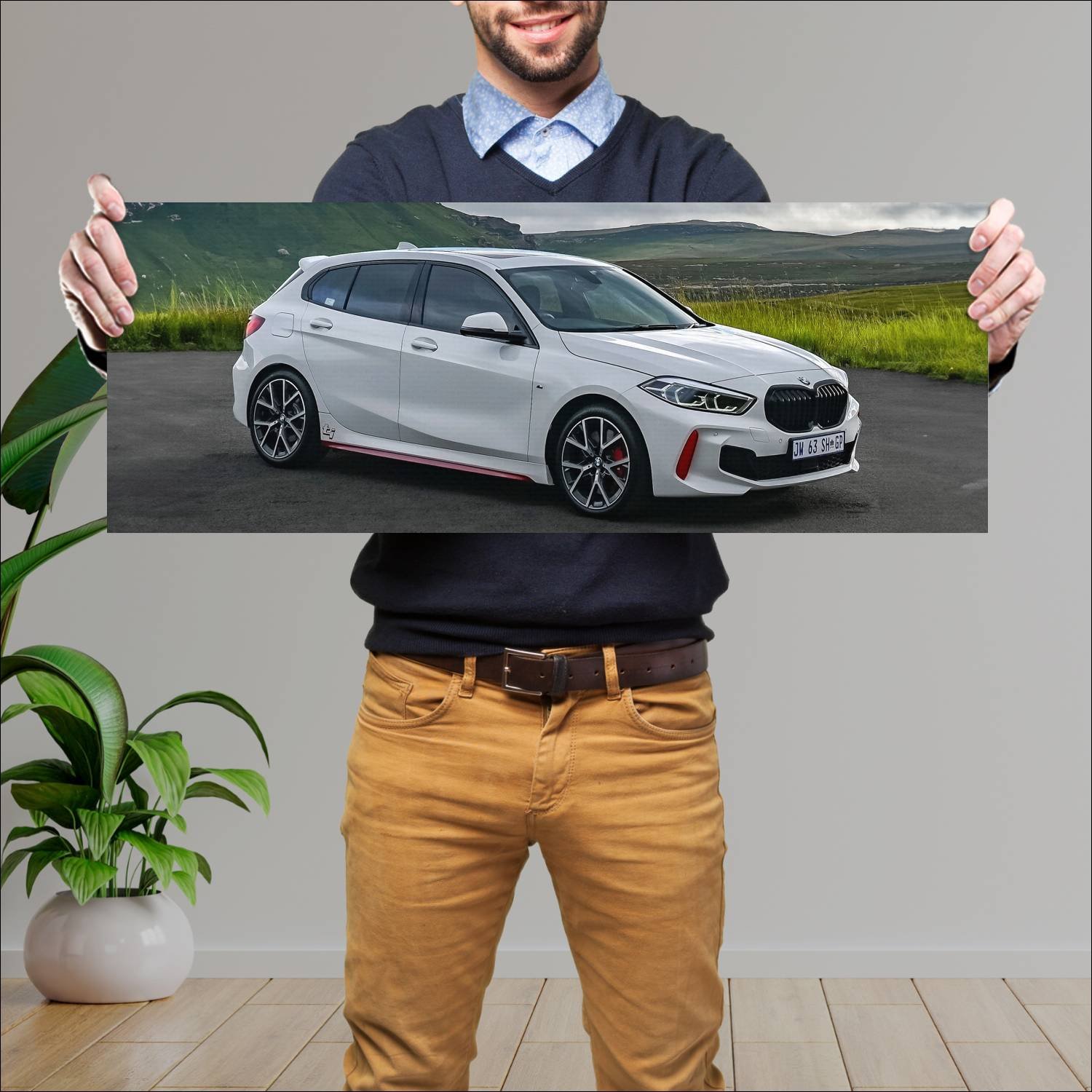 Cuadro grande 30x80cm 2021 bmw 1 series ti za Bmw