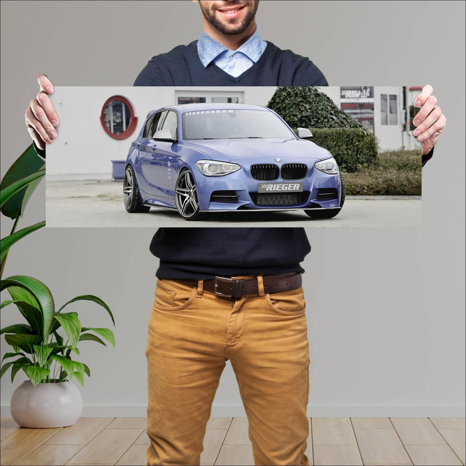 Cuadro grande 30x80cm 2013 ac schnitzer acs1 sport 5 Bmw