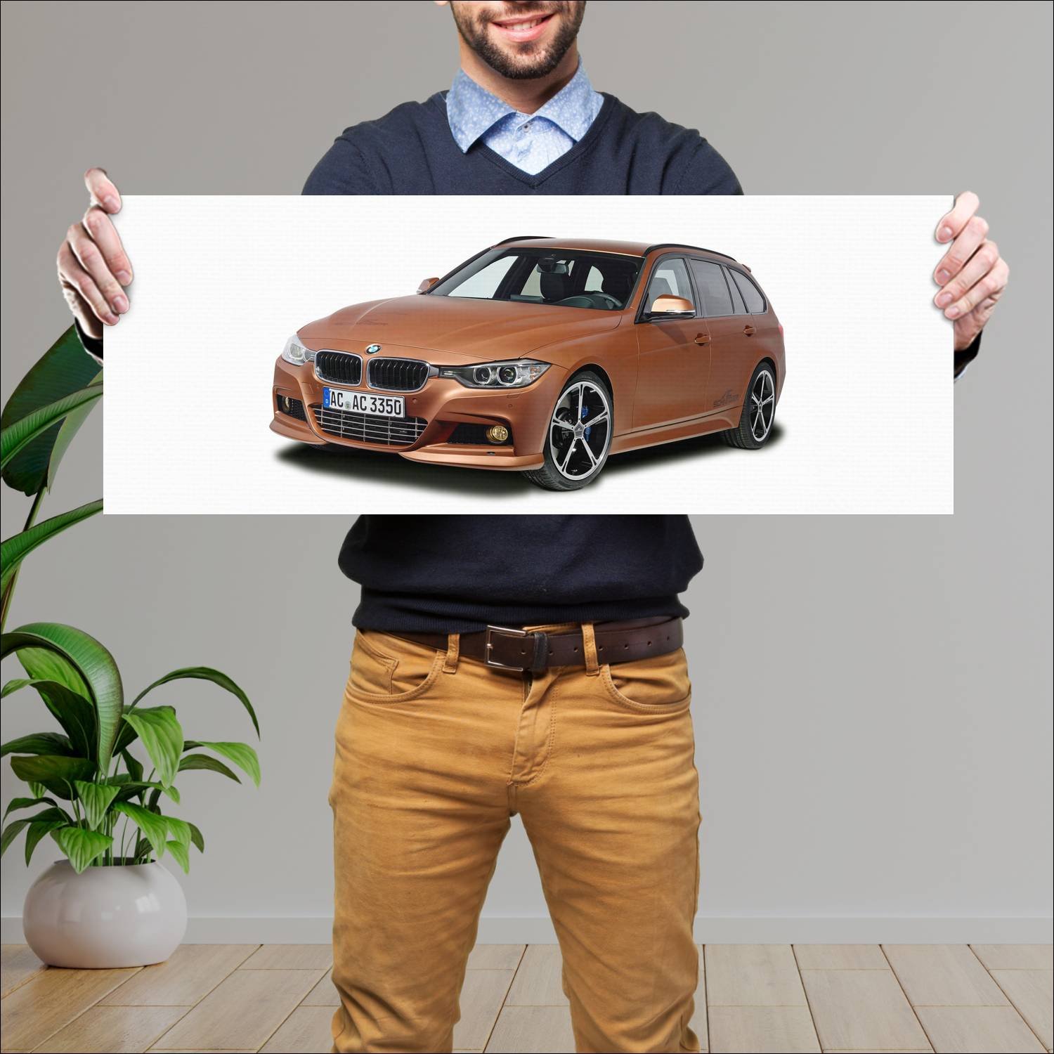 Cuadro grande 30x80cm 2013 ac schnitzer acs3 touri 6 Bmw