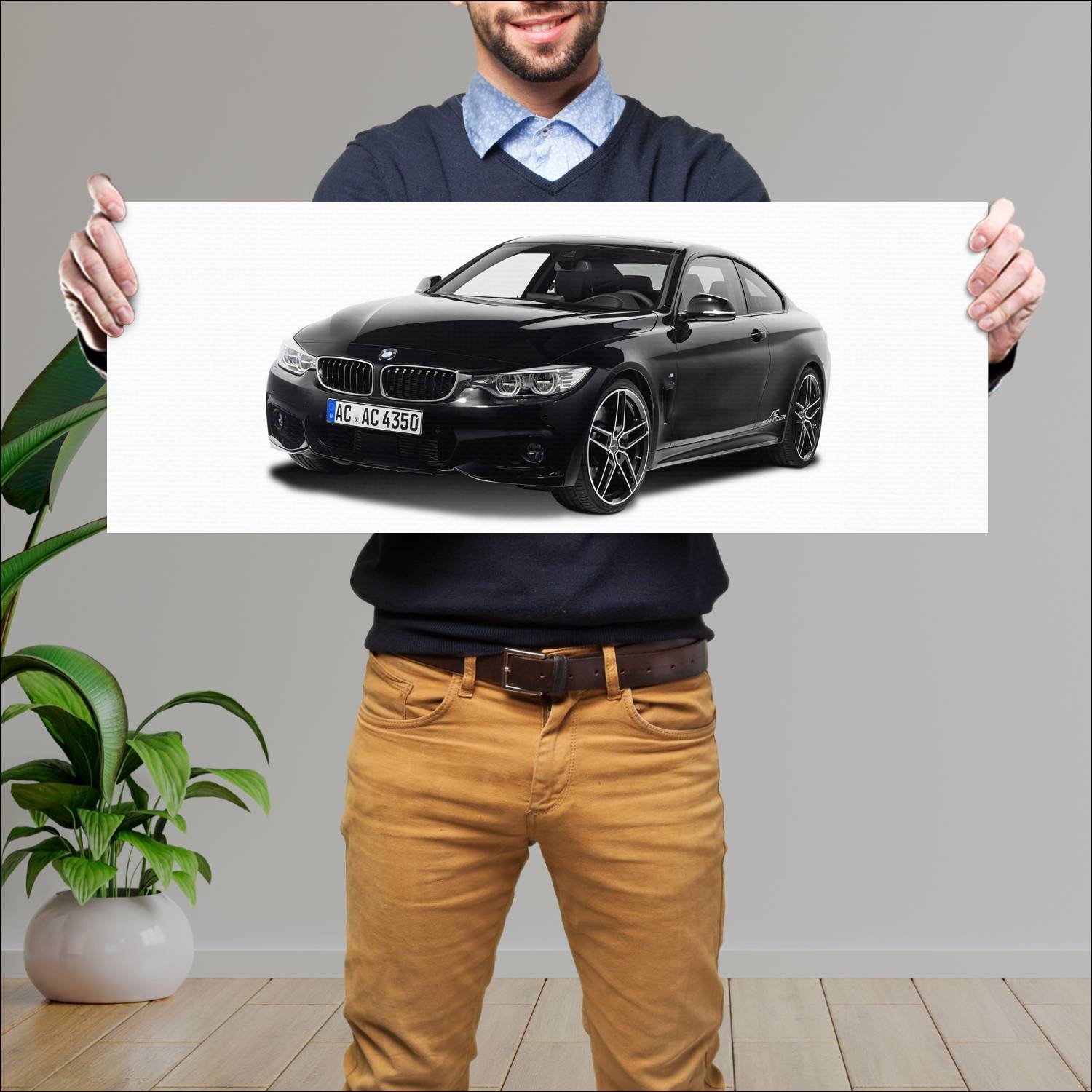 Cuadro grande 30x80cm 2013 ac schnitzer acs4 coupe 7 Bmw