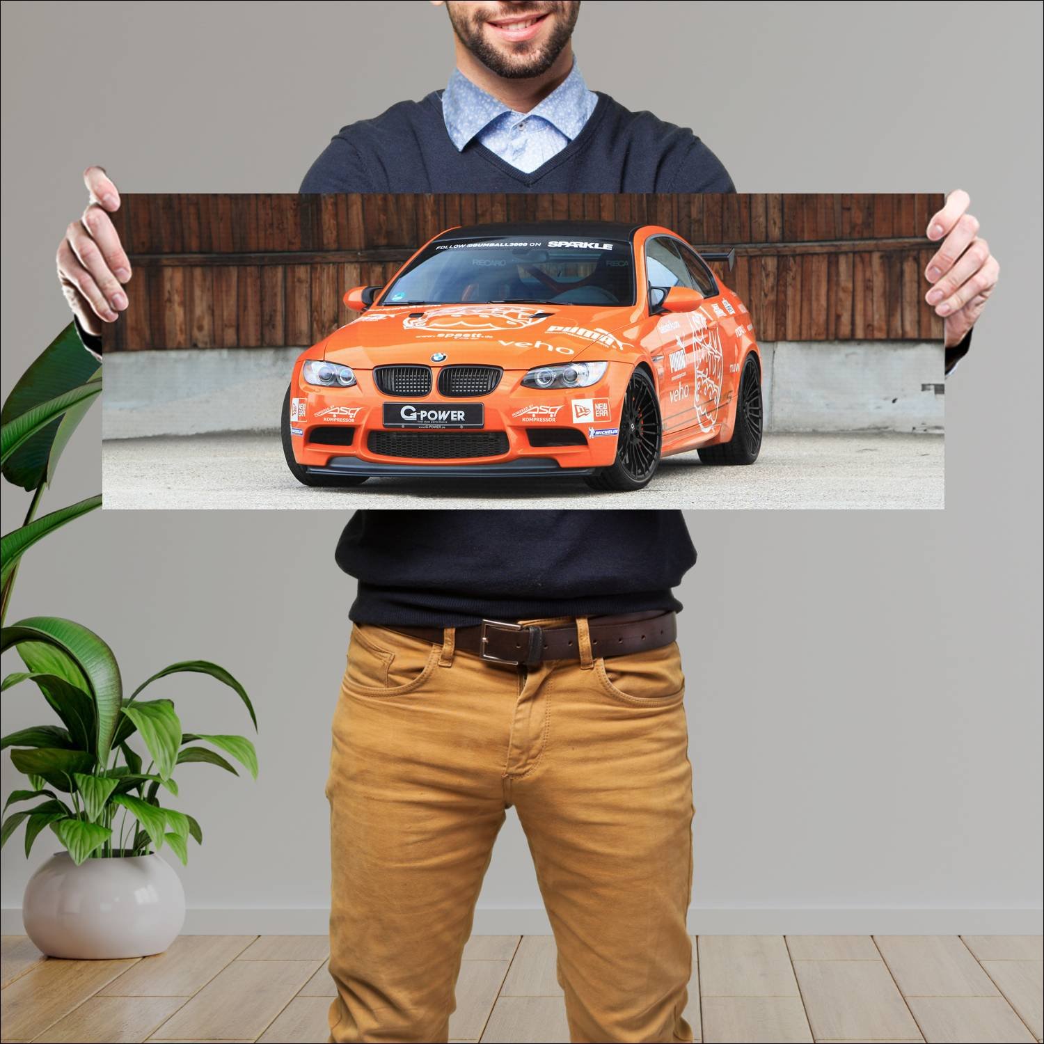 Cuadro grande 30x80cm 2013 bmw m3 gts coupe sk ii 20 Bmw