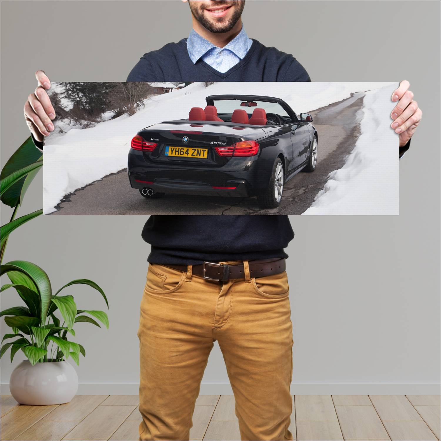 Cuadro grande 30x80cm 2014 bmw 4 series convertibl 39 Bmw