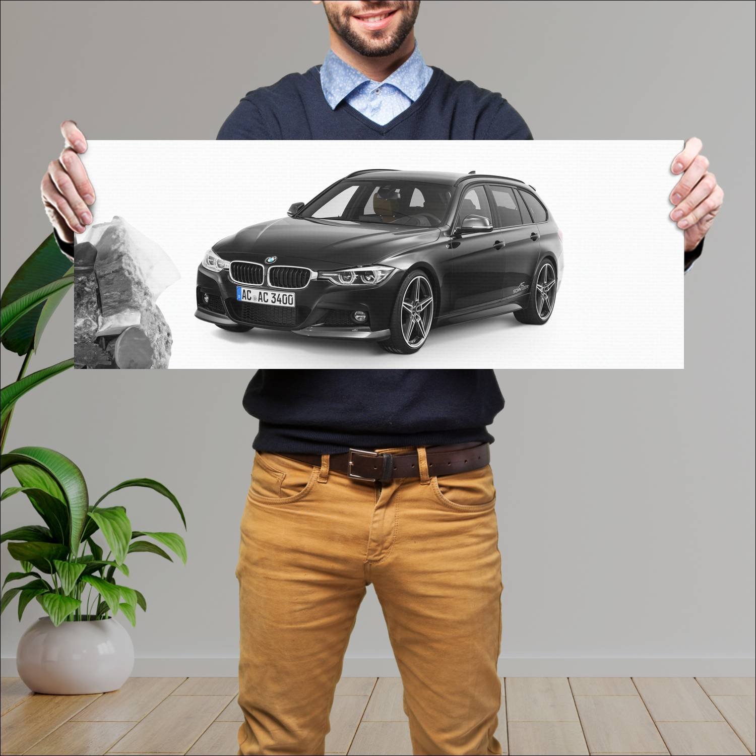 Cuadro grande 30x80cm 2015 ac schnitzer acs3 touri 58 Bmw