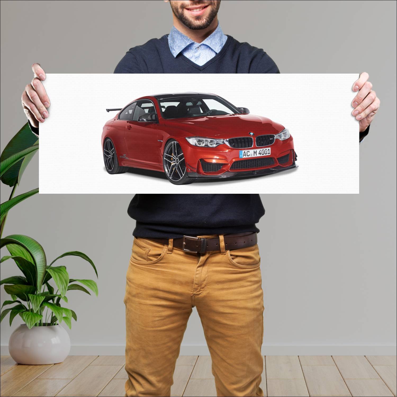 Cuadro grande 30x80cm 2015 ac schnitzer acs4 sport 59 Bmw