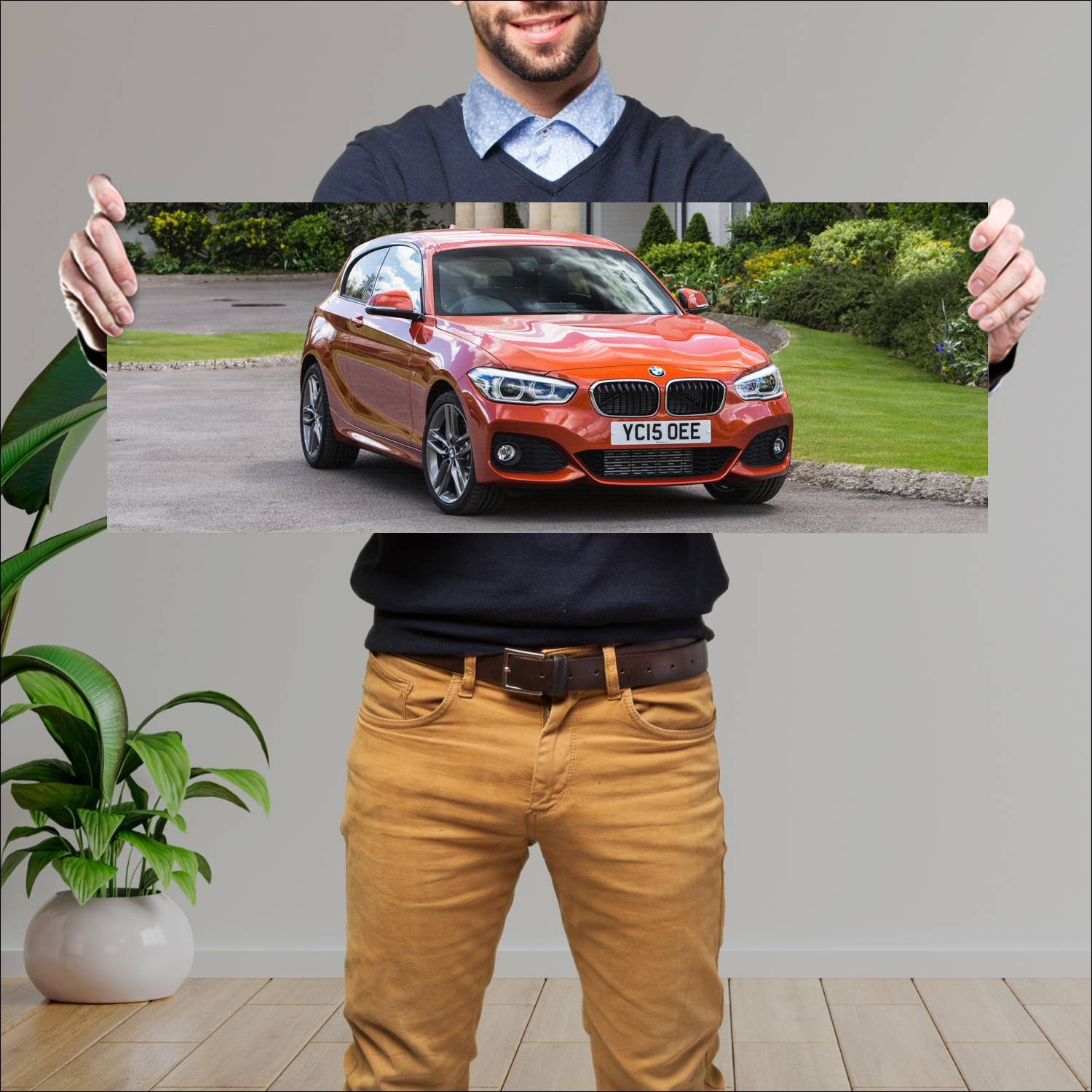 Cuadro grande 30x80cm 2015 bmw 1 series m sport 3 63 Bmw