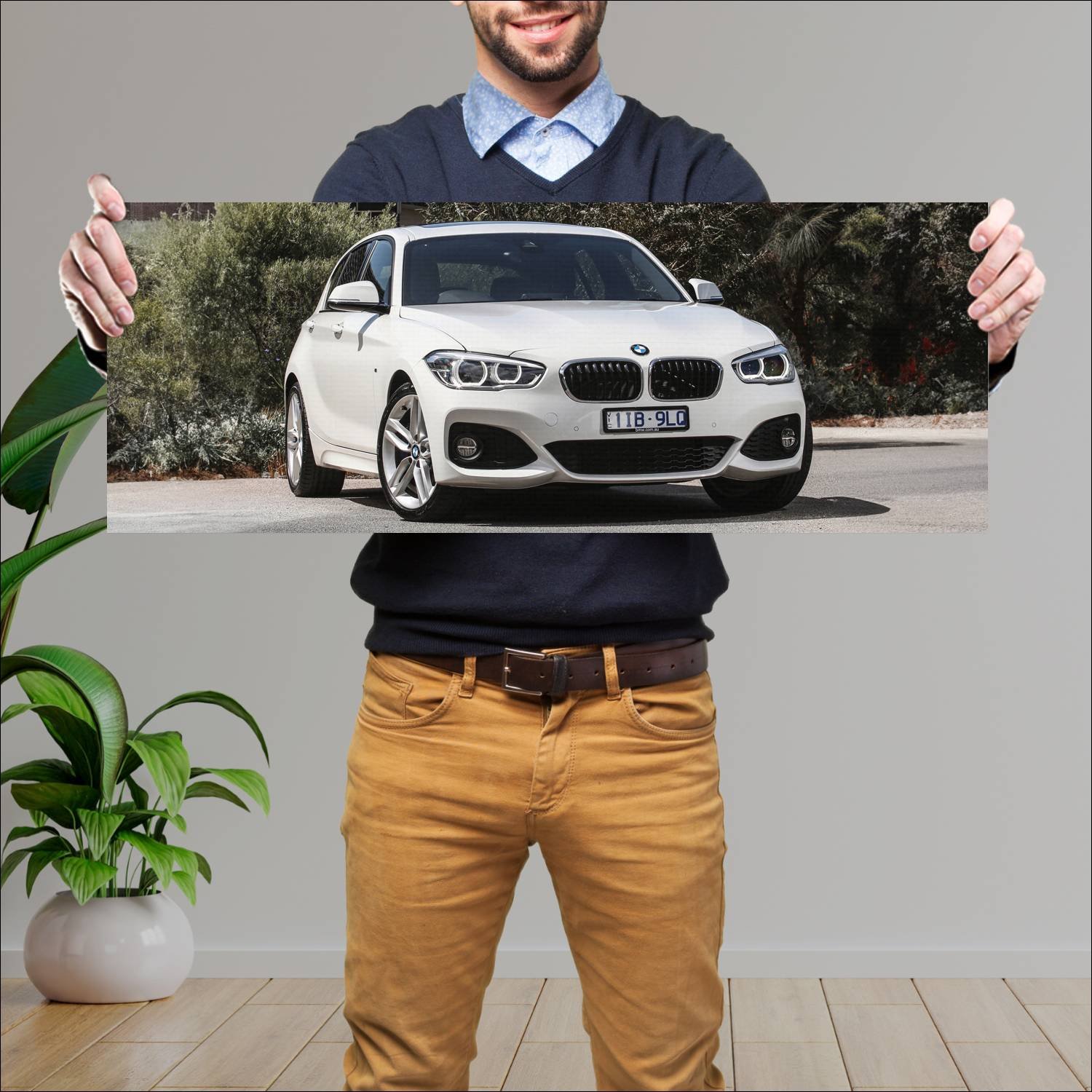 Cuadro grande 30x80cm 2015 bmw 1 series m sport 5 64 Bmw