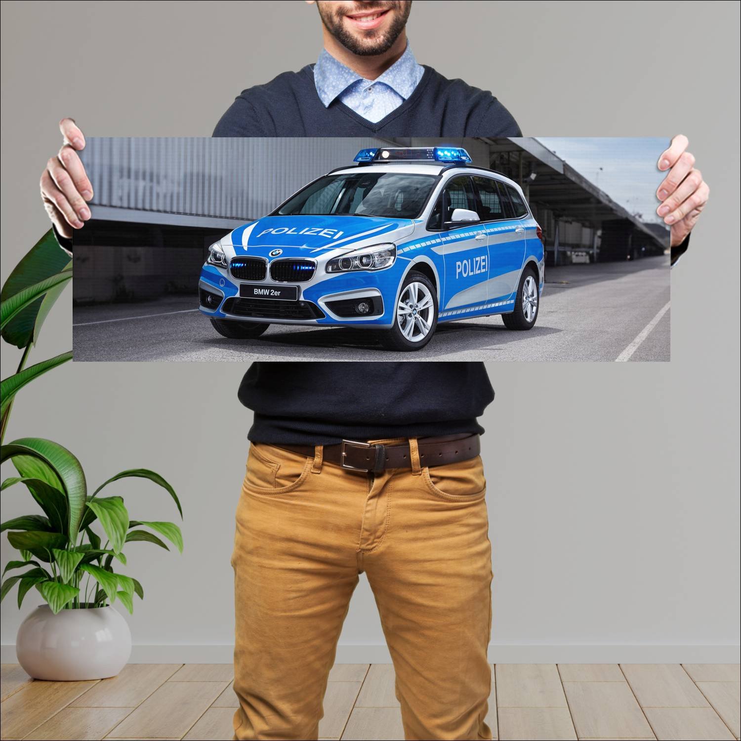 Cuadro grande 30x80cm 2016 bmw 2 series gran toure 101 Bmw