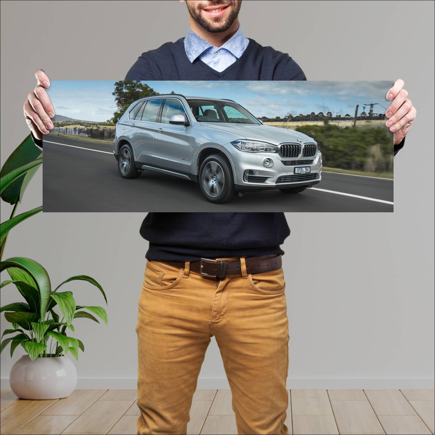 Cuadro grande 30x80cm 2016 bmw x5 plug in hybrid a 117 Bmw