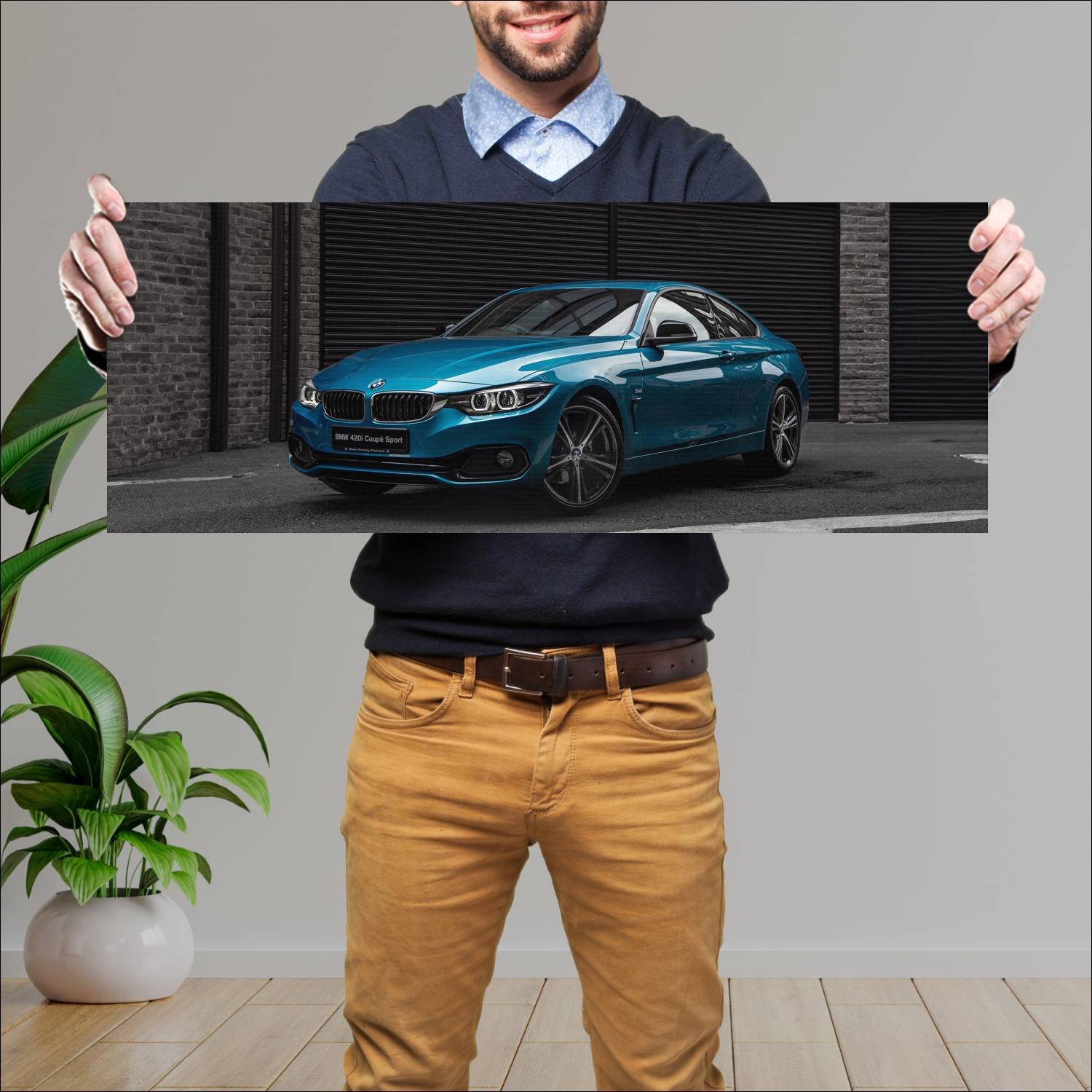 Cuadro grande 30x80cm 2017 bmw 4 series coupe my 6 132 Bmw