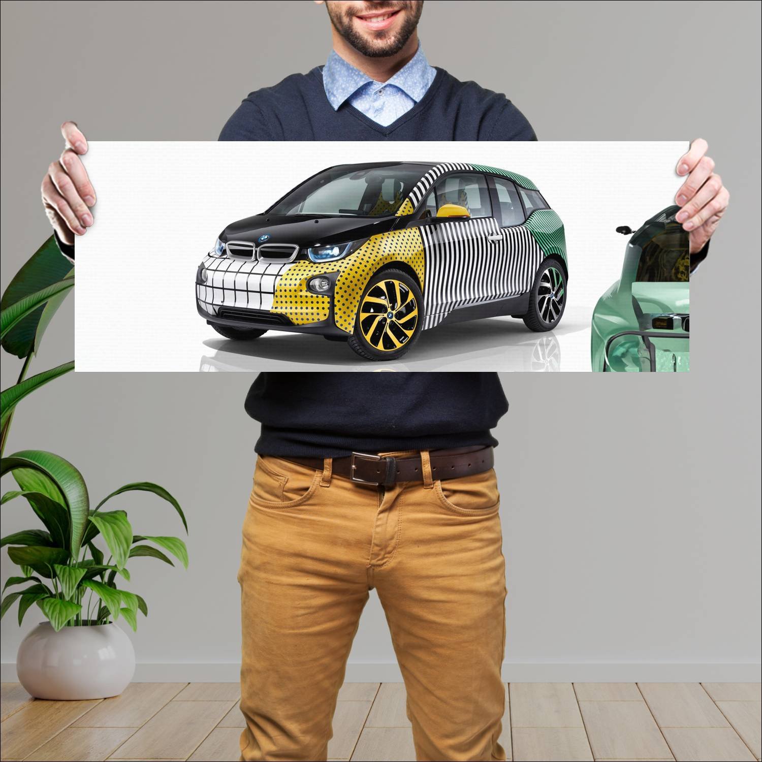 Cuadro grande 30x80cm 2017 bmw i3 memphisstyle edi 139 Bmw