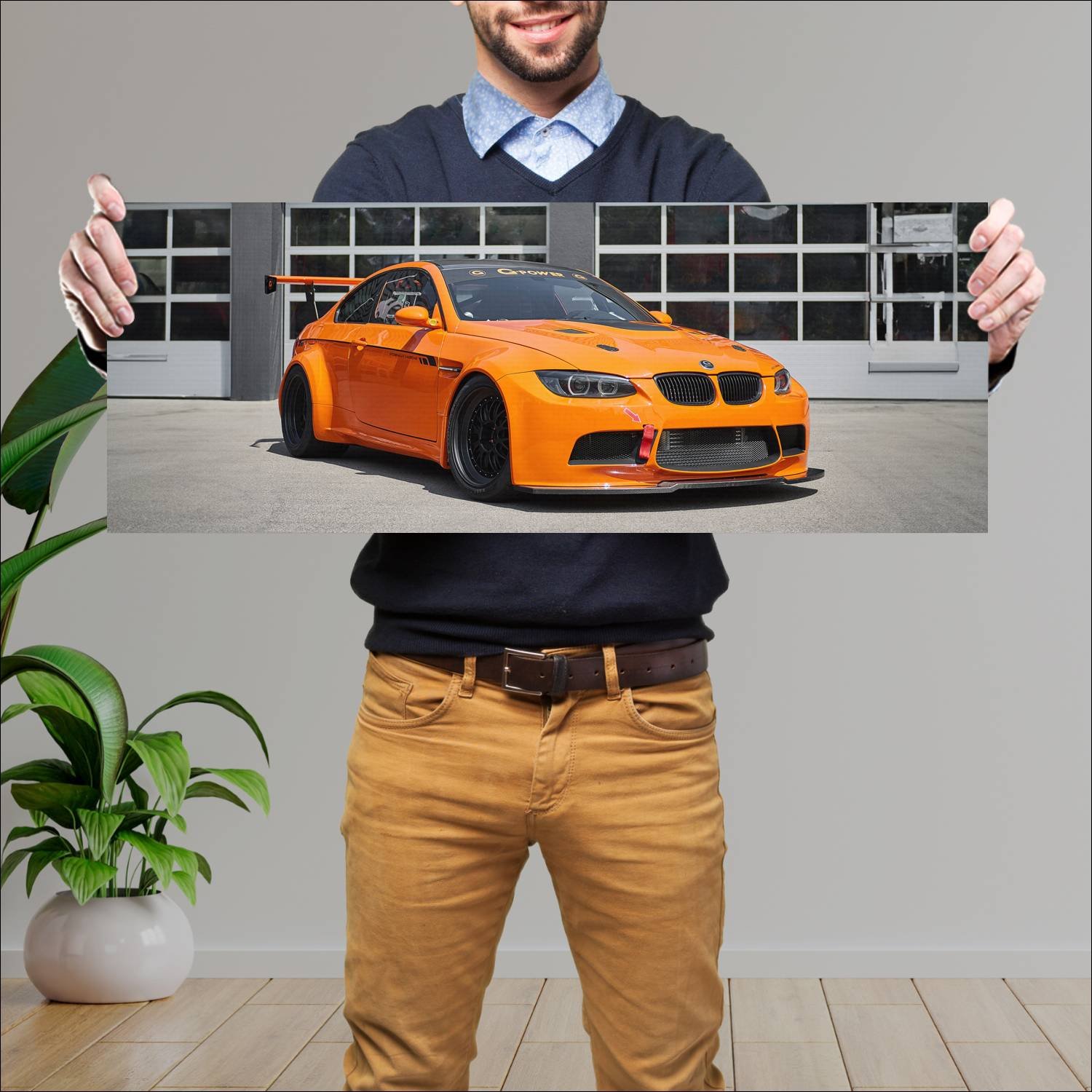 Cuadro grande 30x80cm 2017 g power m3 gt2 s hurric 159 Bmw