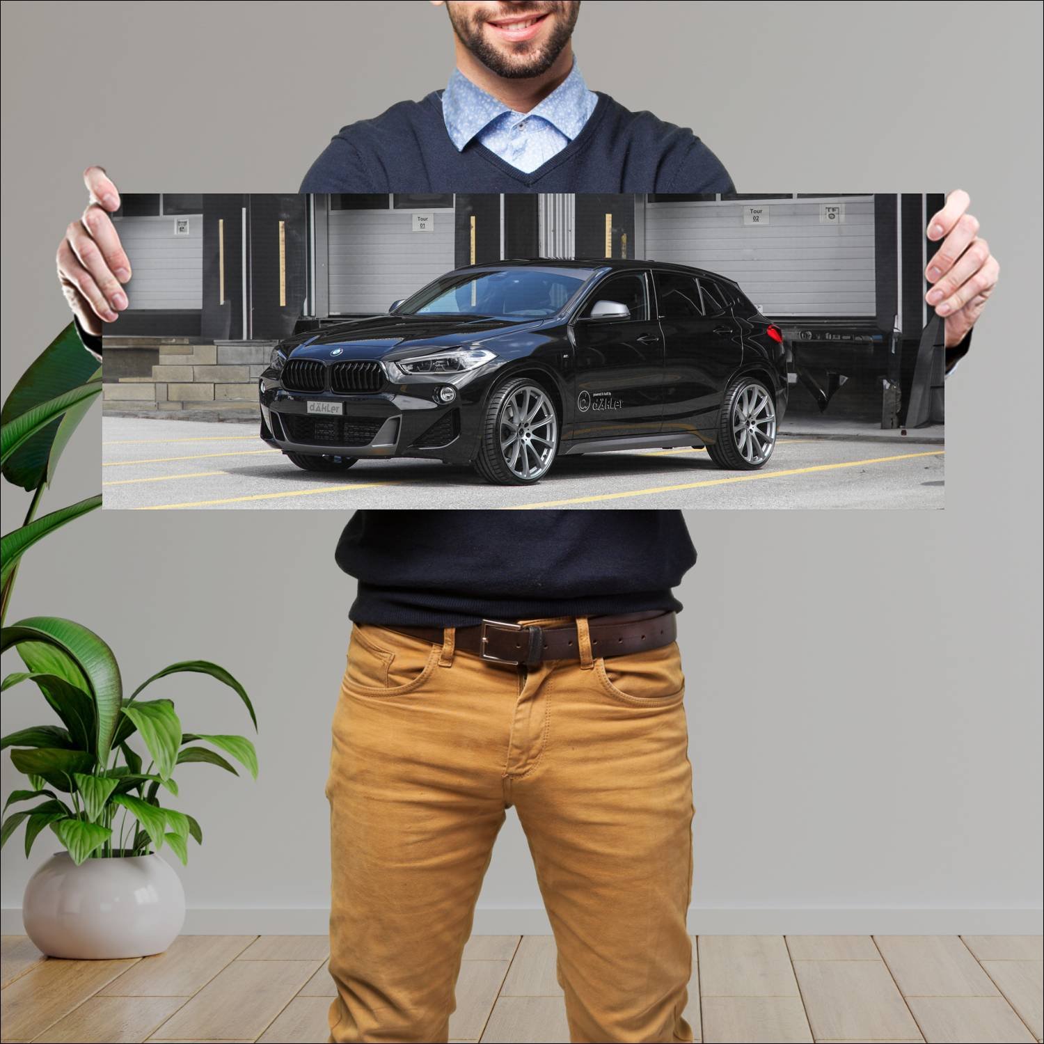 Cuadro grande 30x80cm 2018 bmw x2 by dahler auto 179 Bmw