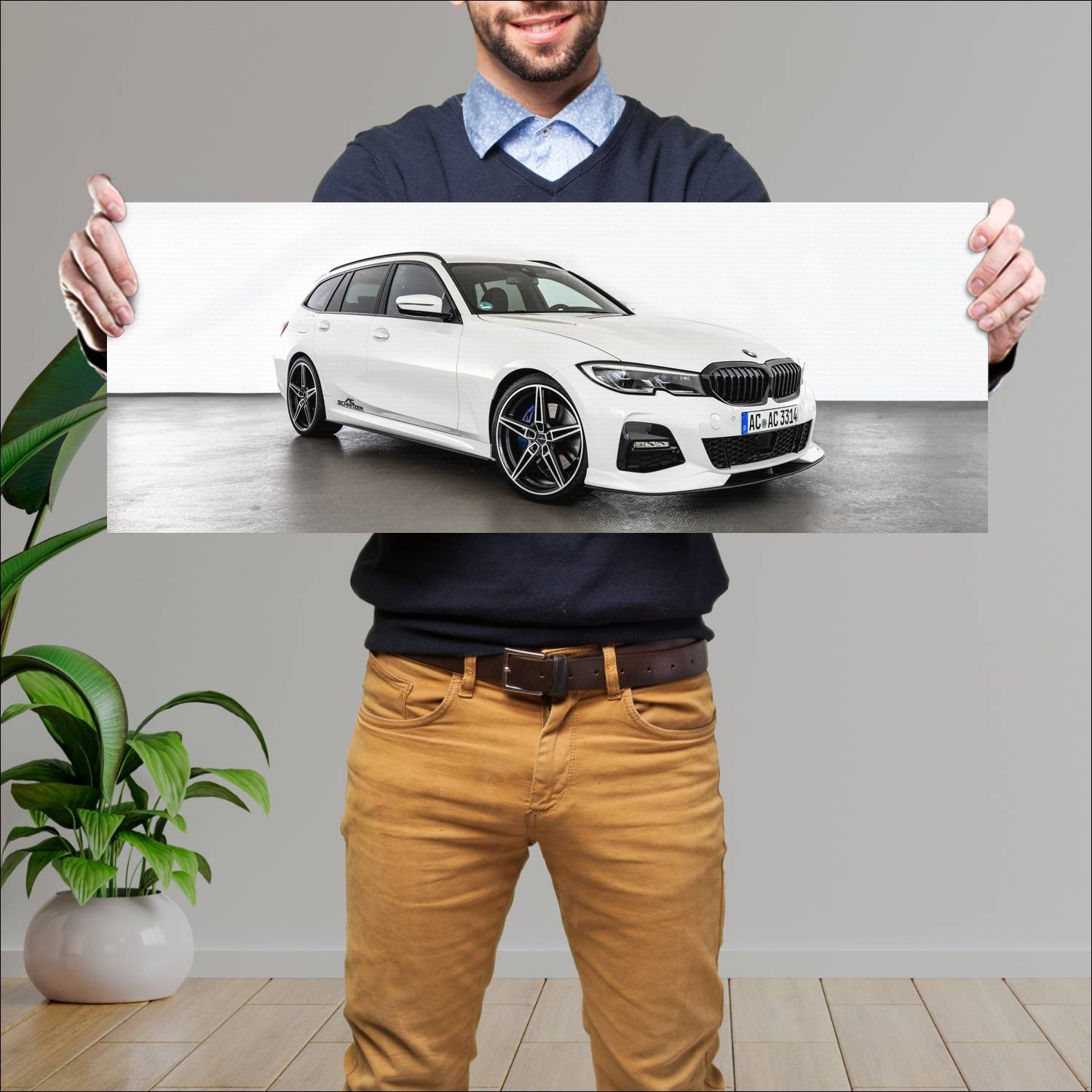 Cuadro grande 30x80cm 2019 ac schnitzer acs3 touri 190 Bmw