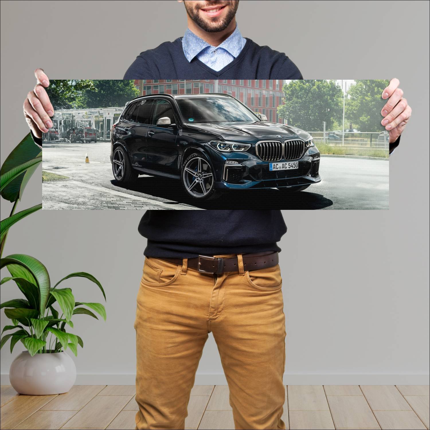 Cuadro grande 30x80cm 2019 ac schnitzer acs5 based 191 Bmw