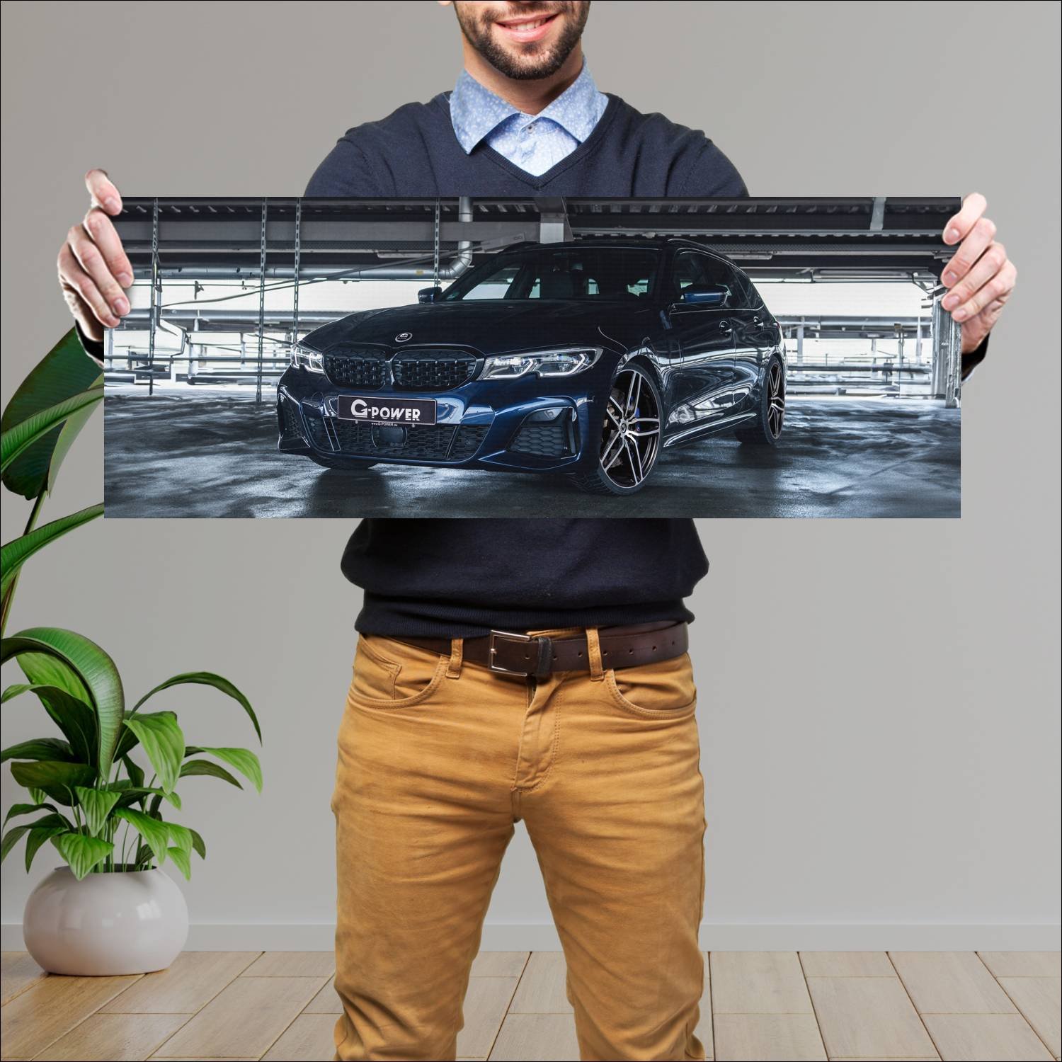 Cuadro grande 30x80cm 2020 bmw m340i touring by g 231 Bmw