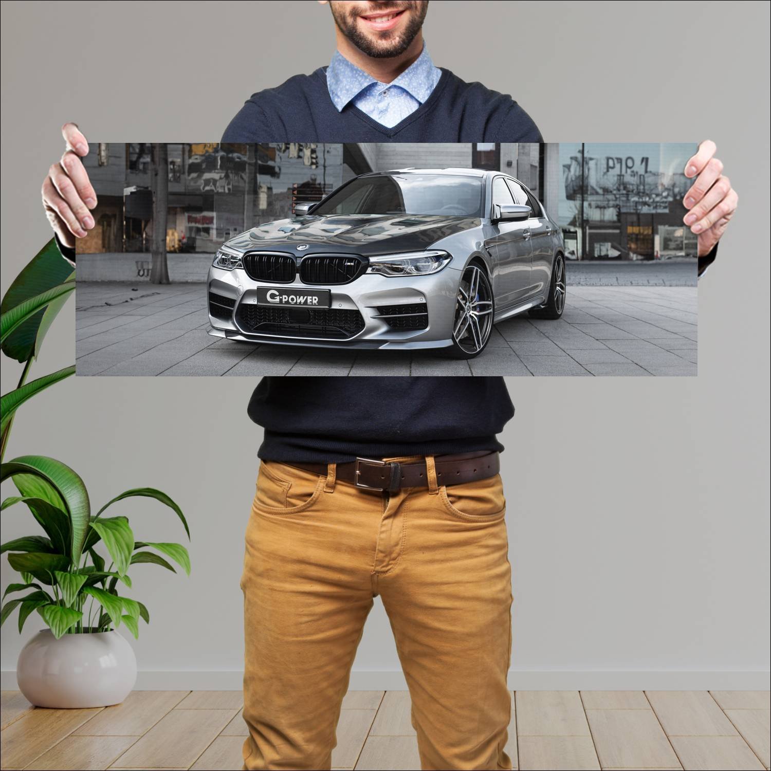 Cuadro grande 30x80cm 2020 g power g5m hurricane r 253 Bmw