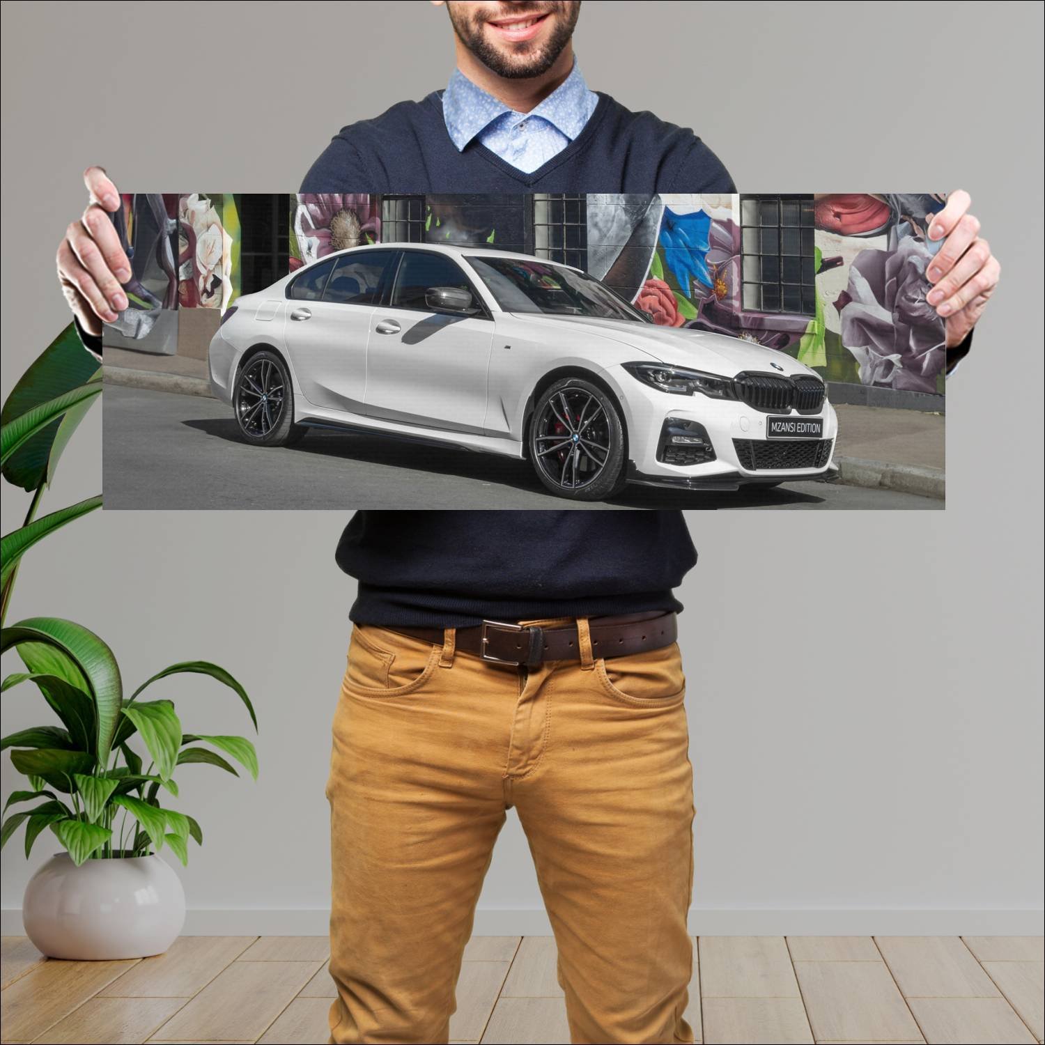 Cuadro grande 30x80cm 2021 bmw 3 series mzansi edi 262 Bmw