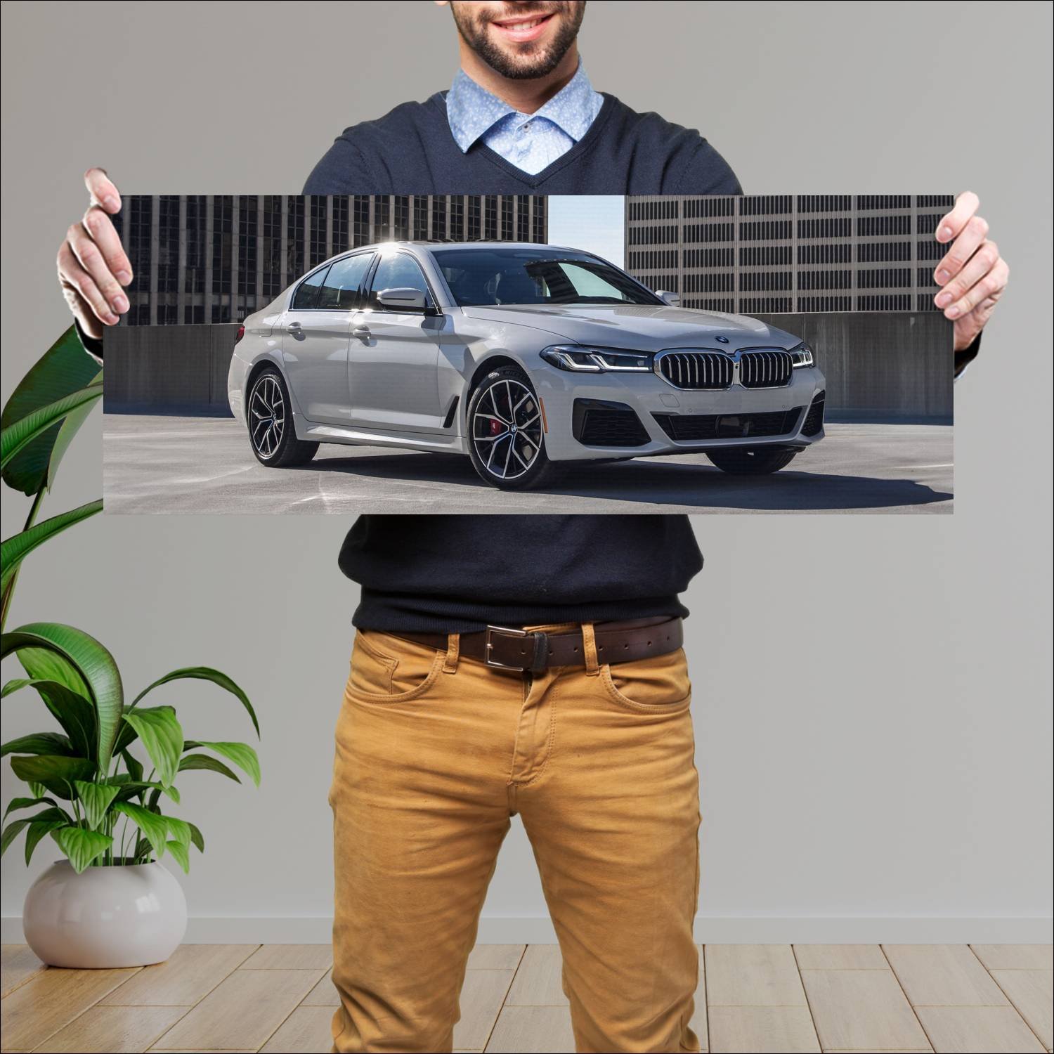 Cuadro grande 30x80cm 2021 bmw 5 series m sport us 269 Bmw