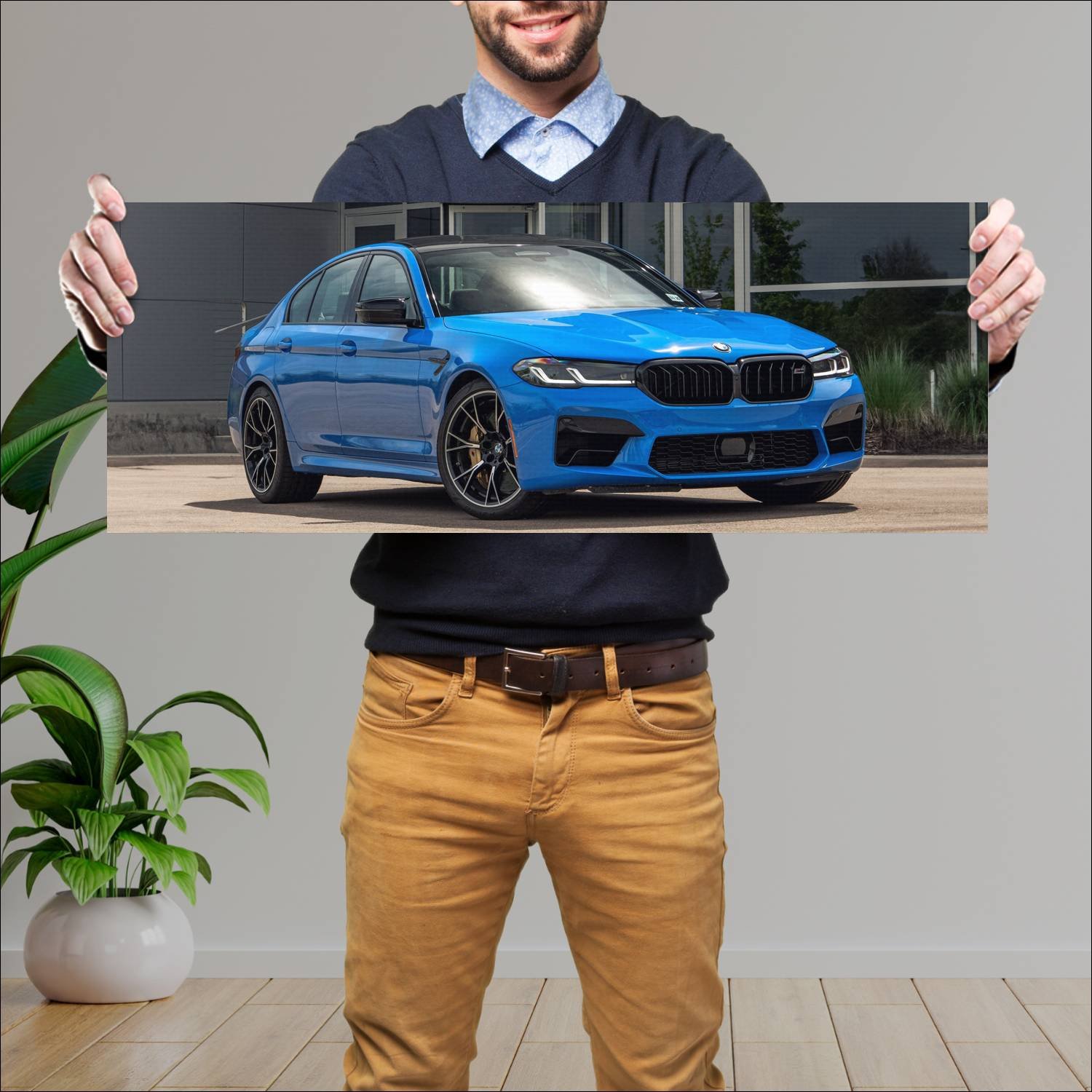 Cuadro grande 30x80cm 2021 bmw m5 competition us 1 336 Bmw