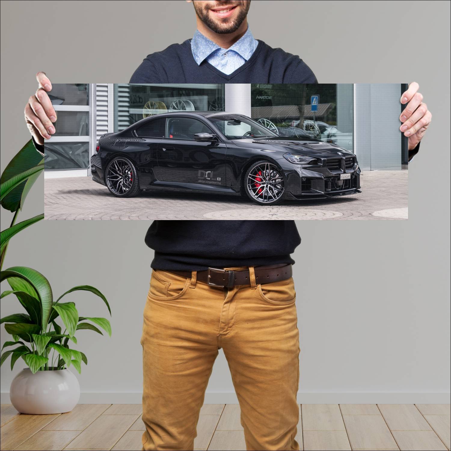 Cuadro grande 30x80cm 2023 bmw m2 coupe competitio 553 Bmw