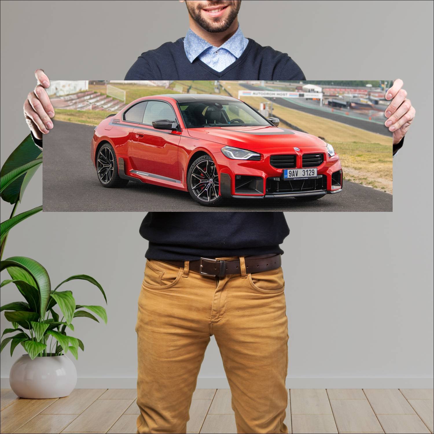 Cuadro grande 30x80cm 2023 bmw m2 coupe with m per 560 Bmw