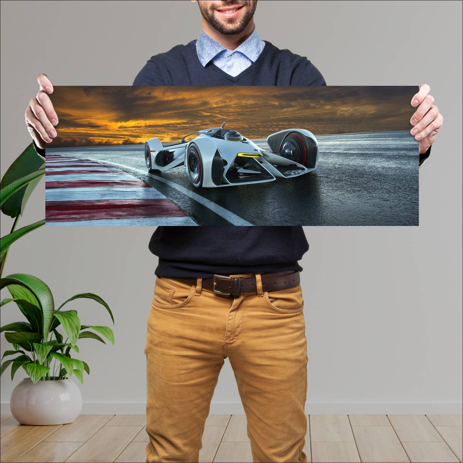 Cuadro grande 30x80cm 2014 chevrolet chaparral 2x 63 Chevrolet