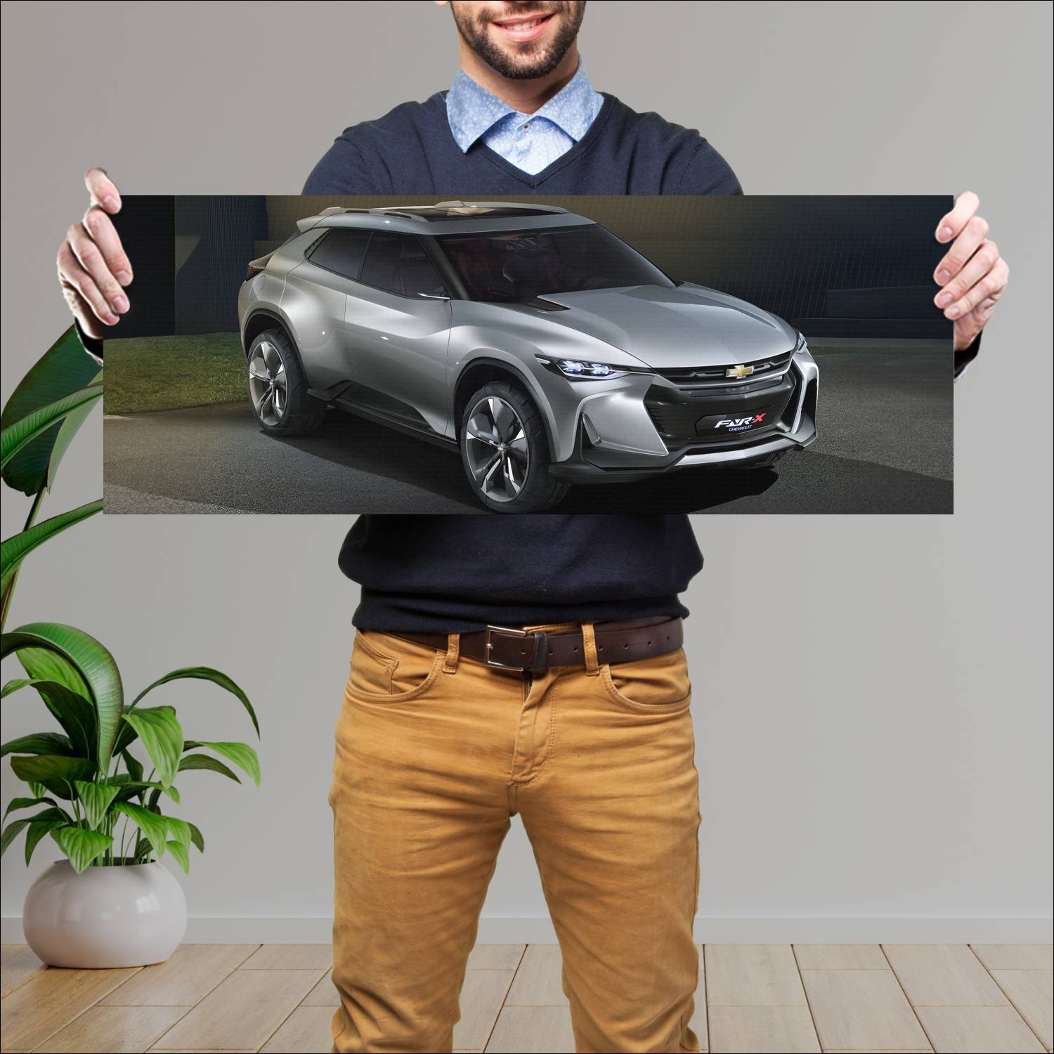 Cuadro grande 30x80cm 2017 chevrolet fnr x concept 154 Chevrolet