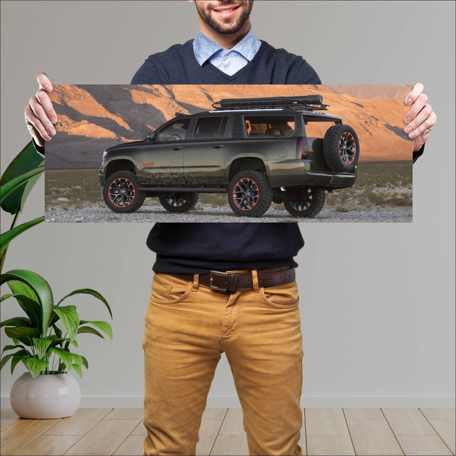 Cuadro grande 30x80cm 2017 chevrolet luke bryan su 156 Chevrolet