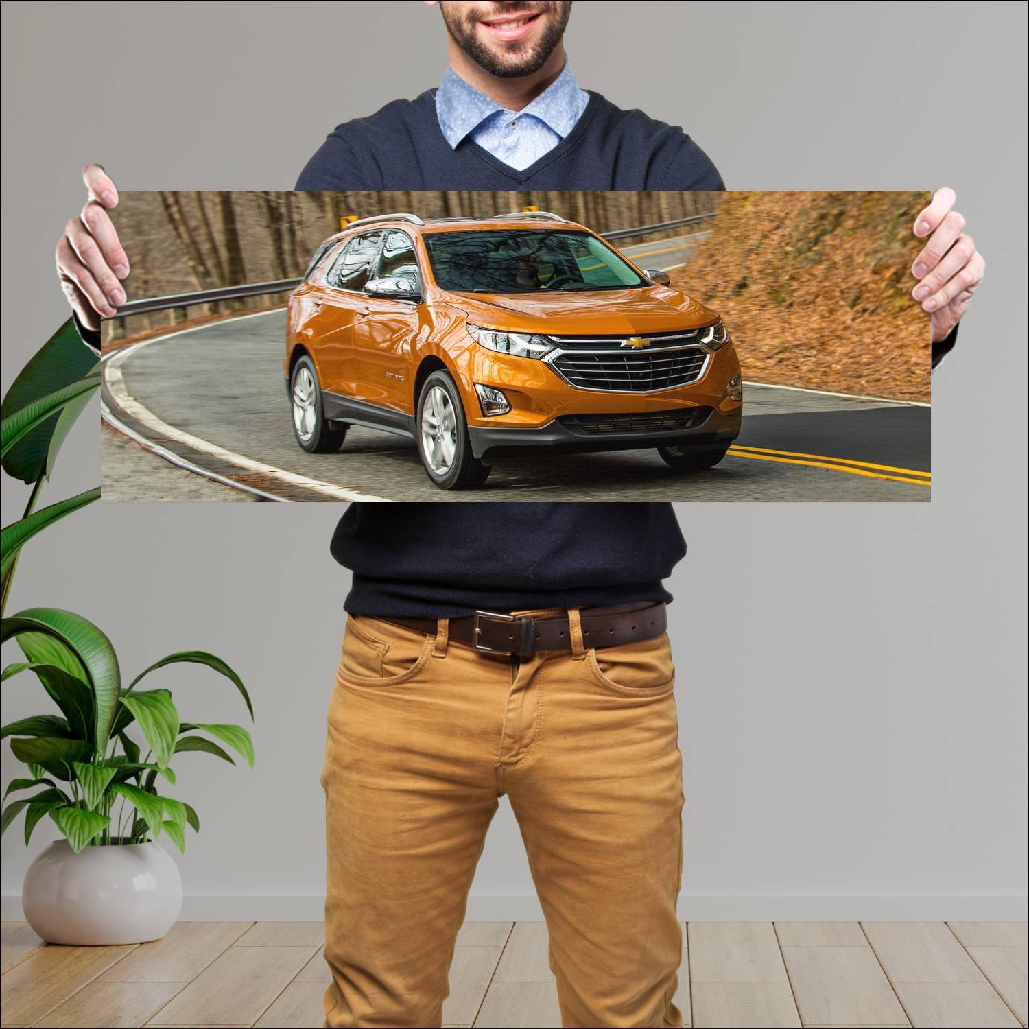 Cuadro grande 30x80cm 2018 chevrolet equinox premi 177 Chevrolet